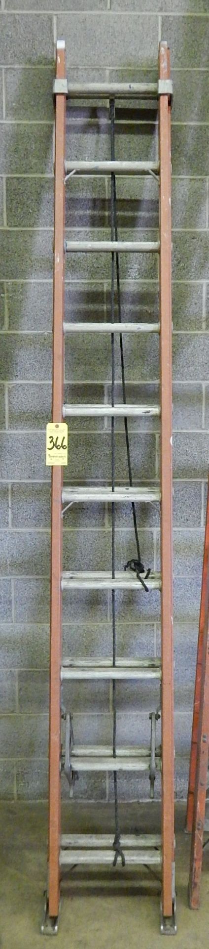 Fiberglass Extension Ladder, 20 ft.