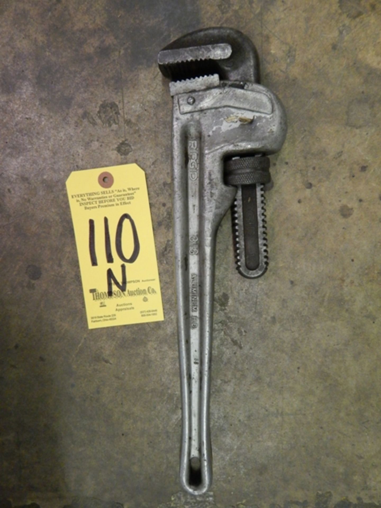 Ridgid 18" Aluminum Pipe Wrench