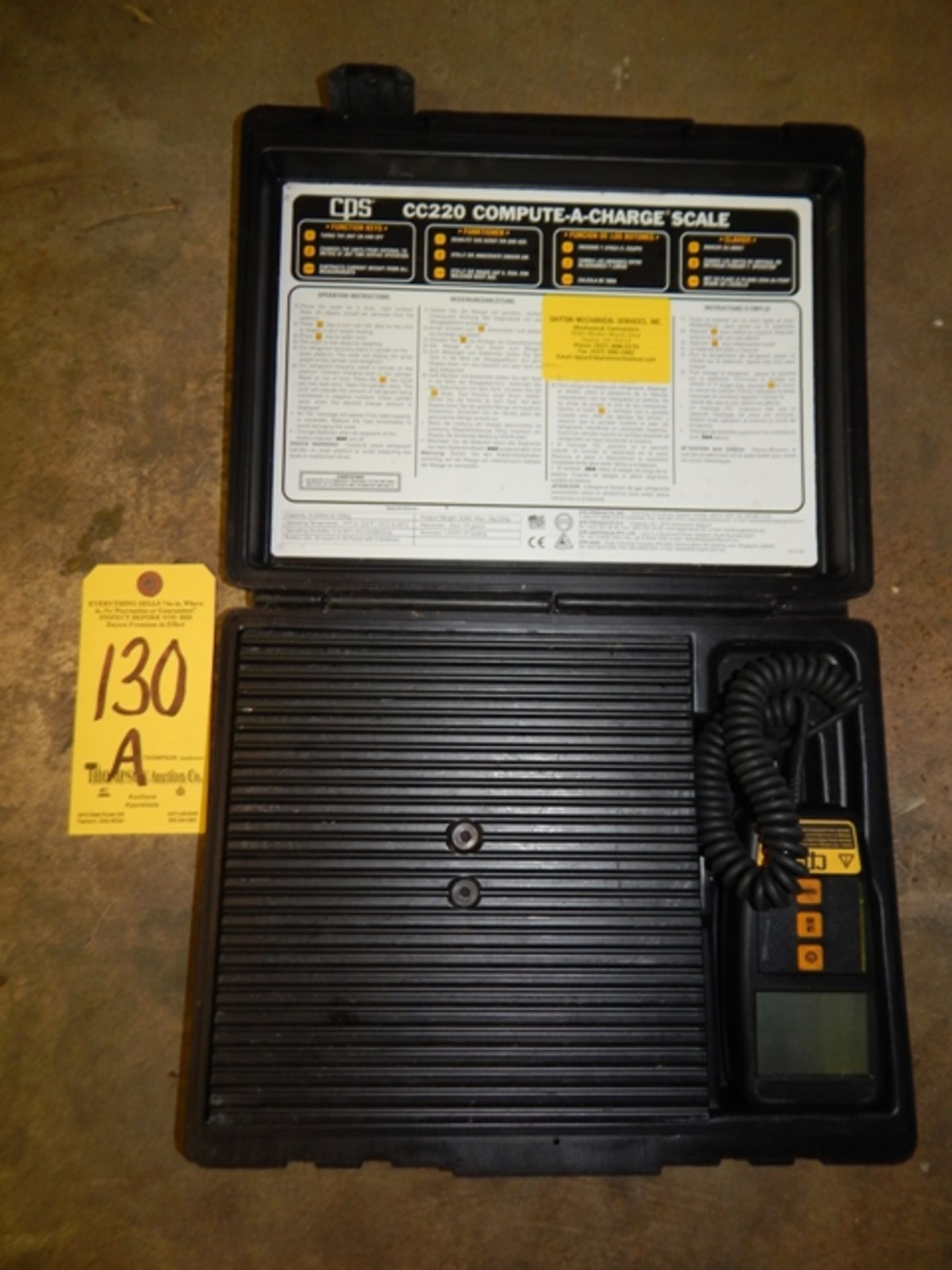 CPS CC220 Compute-A-Charge Scale