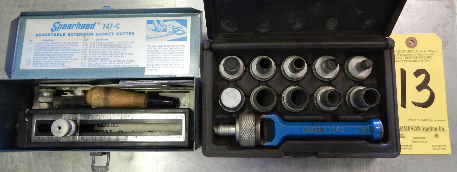 Spearhead Gasket Cutter and Dasco Gasket Punch Set