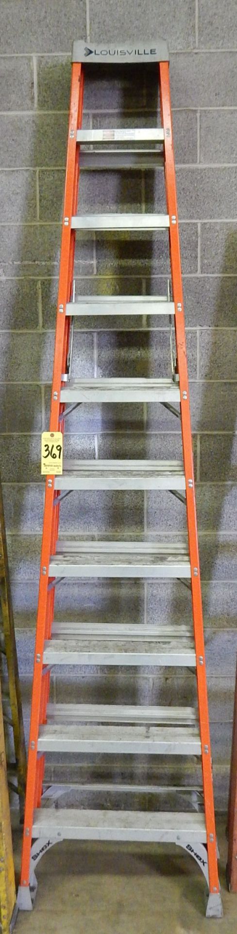 Fiberglass Step Ladder, 10 ft.