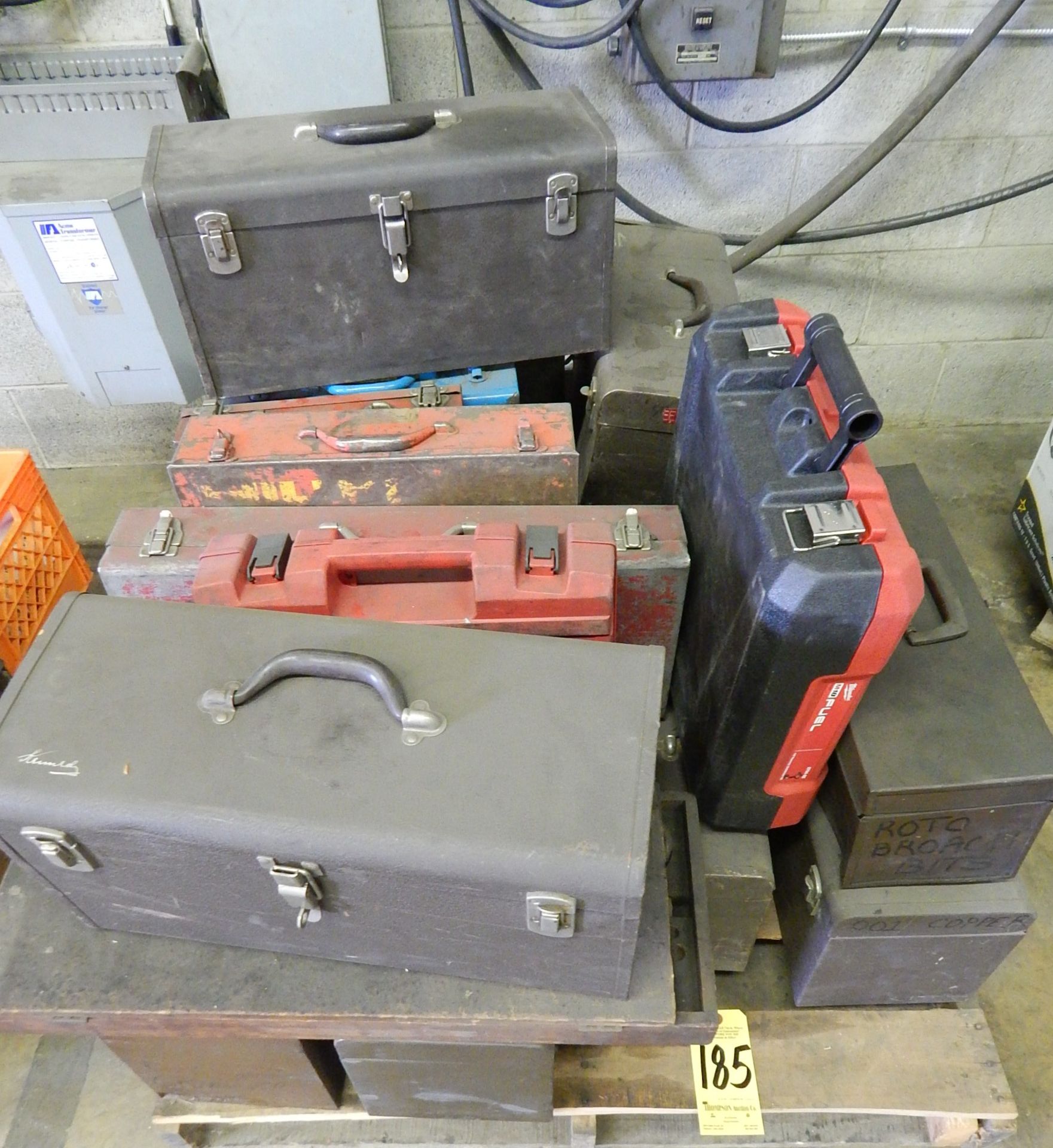 Skid Lot of Toolboxes