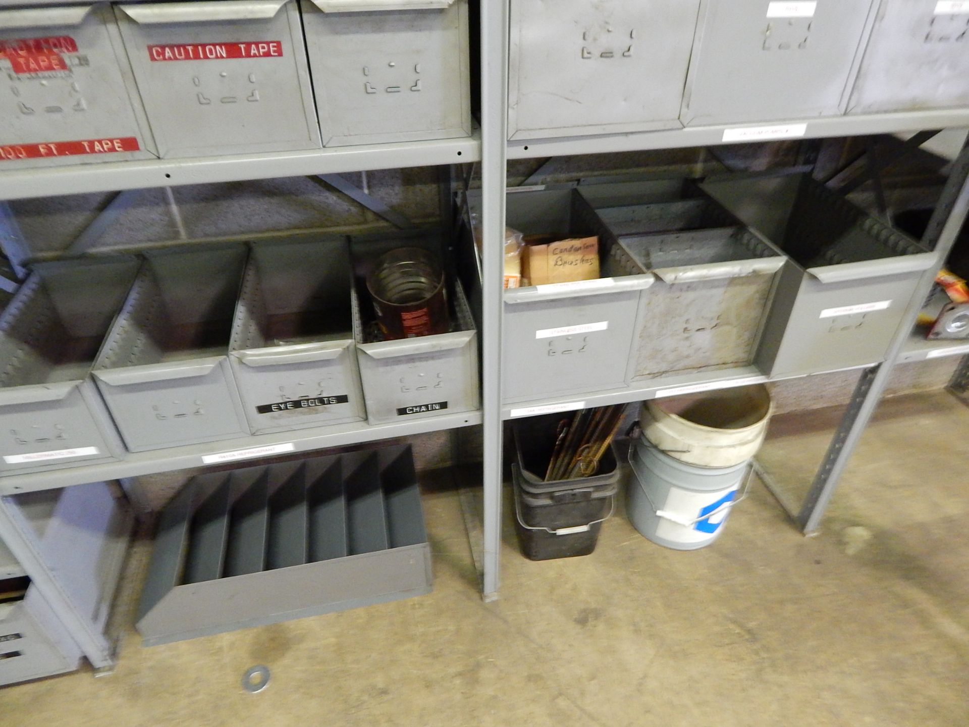 (9) Sections of Metal Shelving and Contents - Image 9 of 12