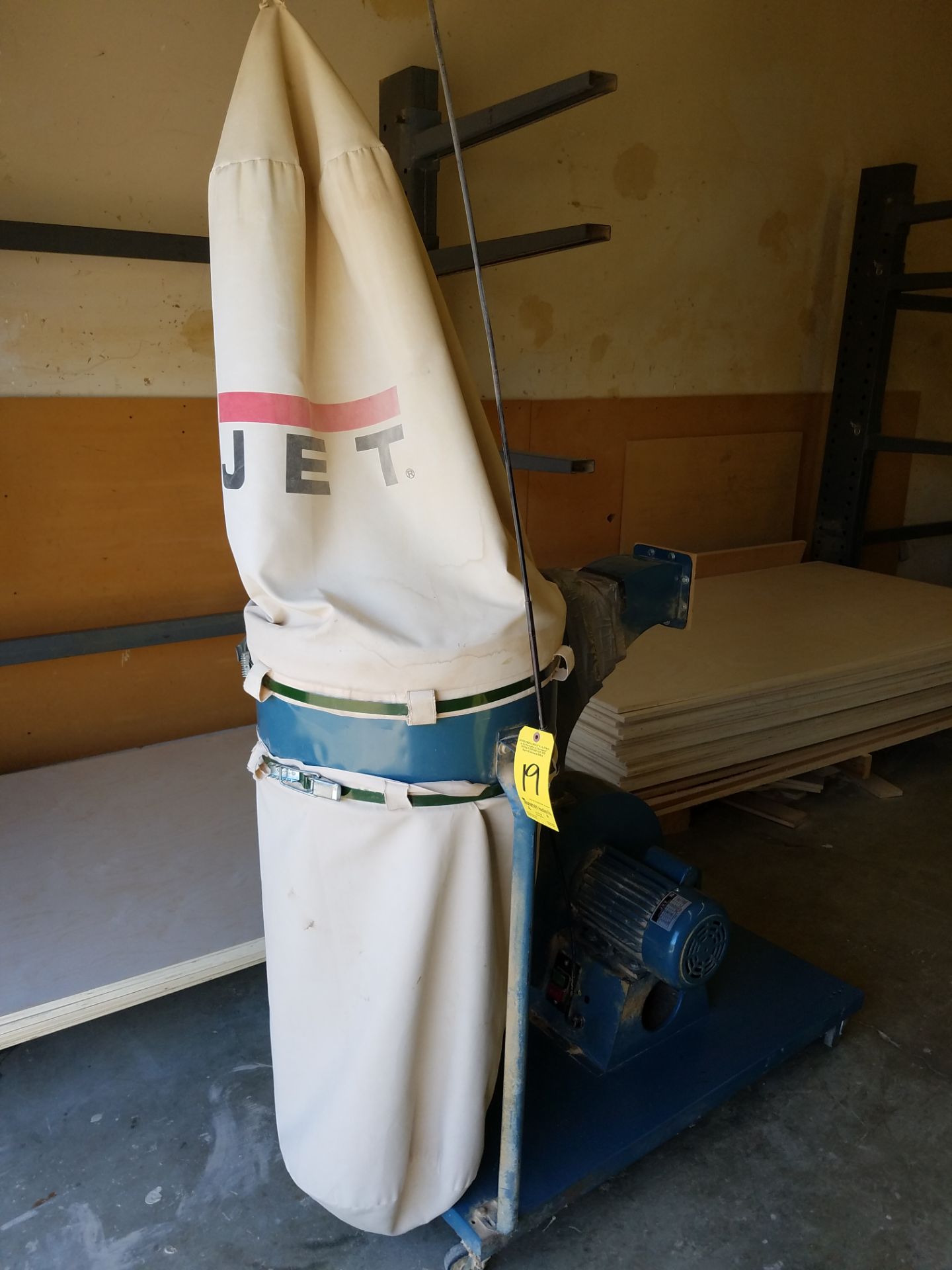 Jet Single Bag Dust Collector, 1 PH, 230v