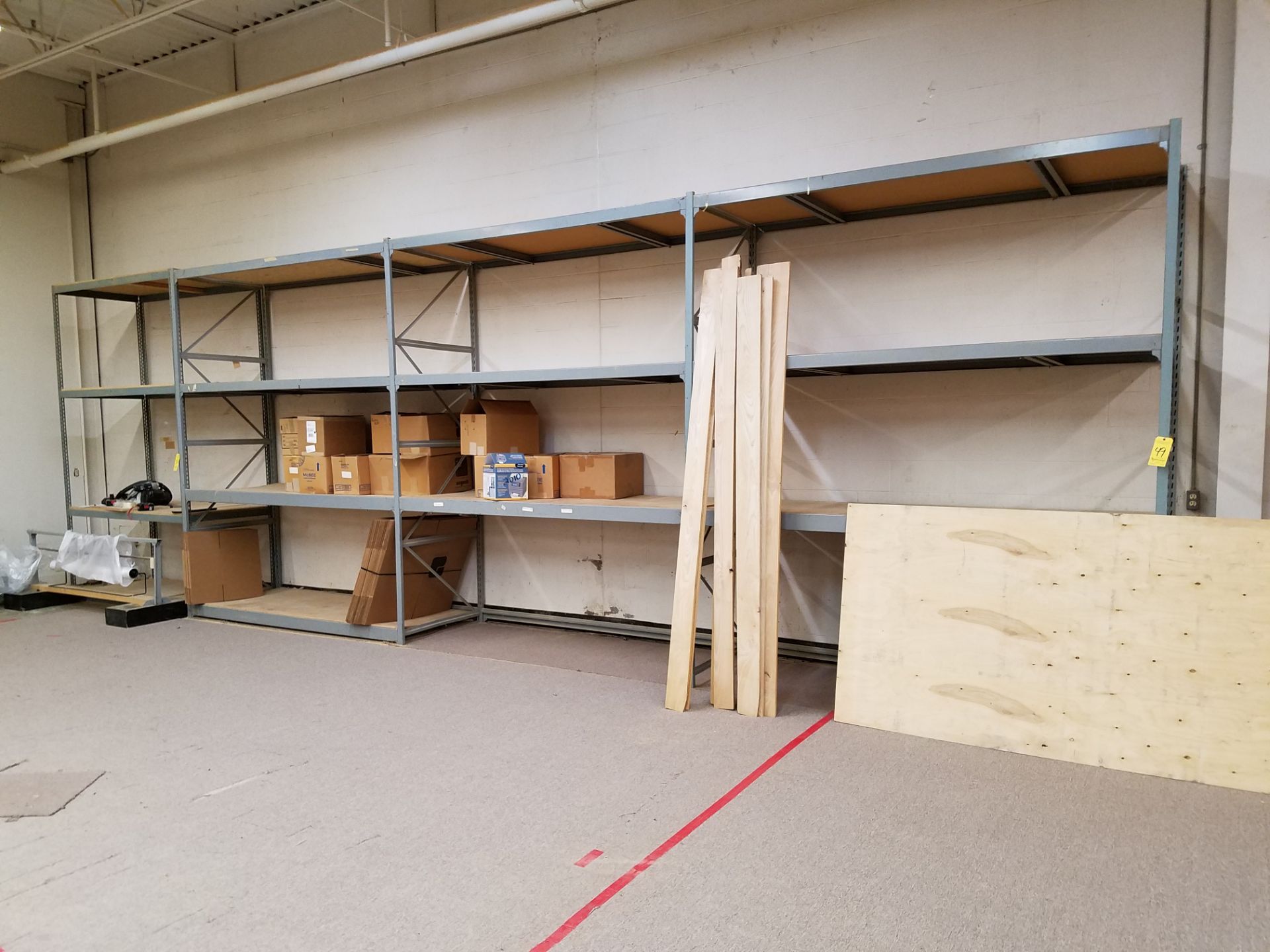 (2) Shelving Units, 36 in Deep x 96 in Wide x 10 ft. High