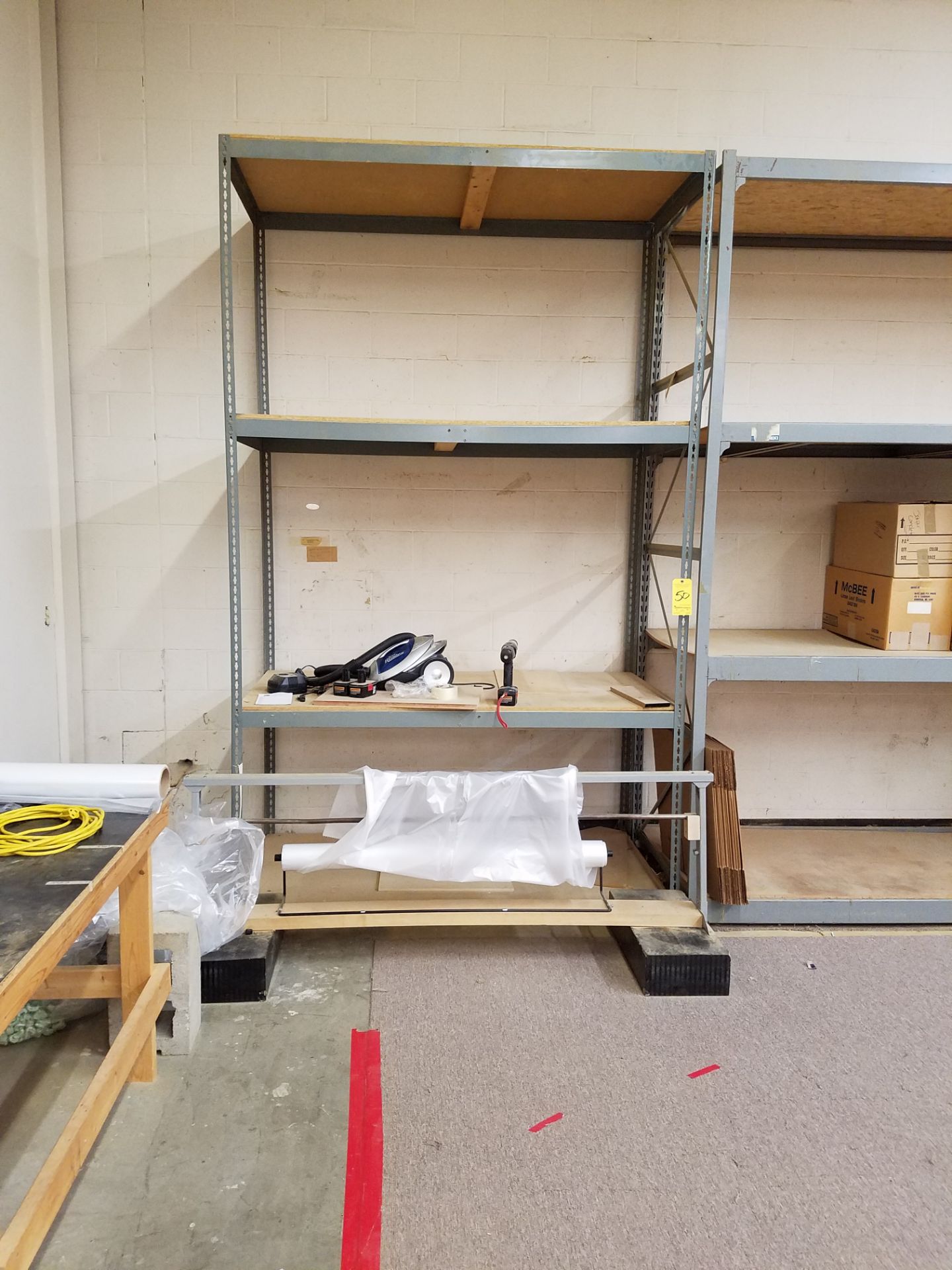 Shelving Unit, 36 in Deep x 72 in Wide x 10 ft. High