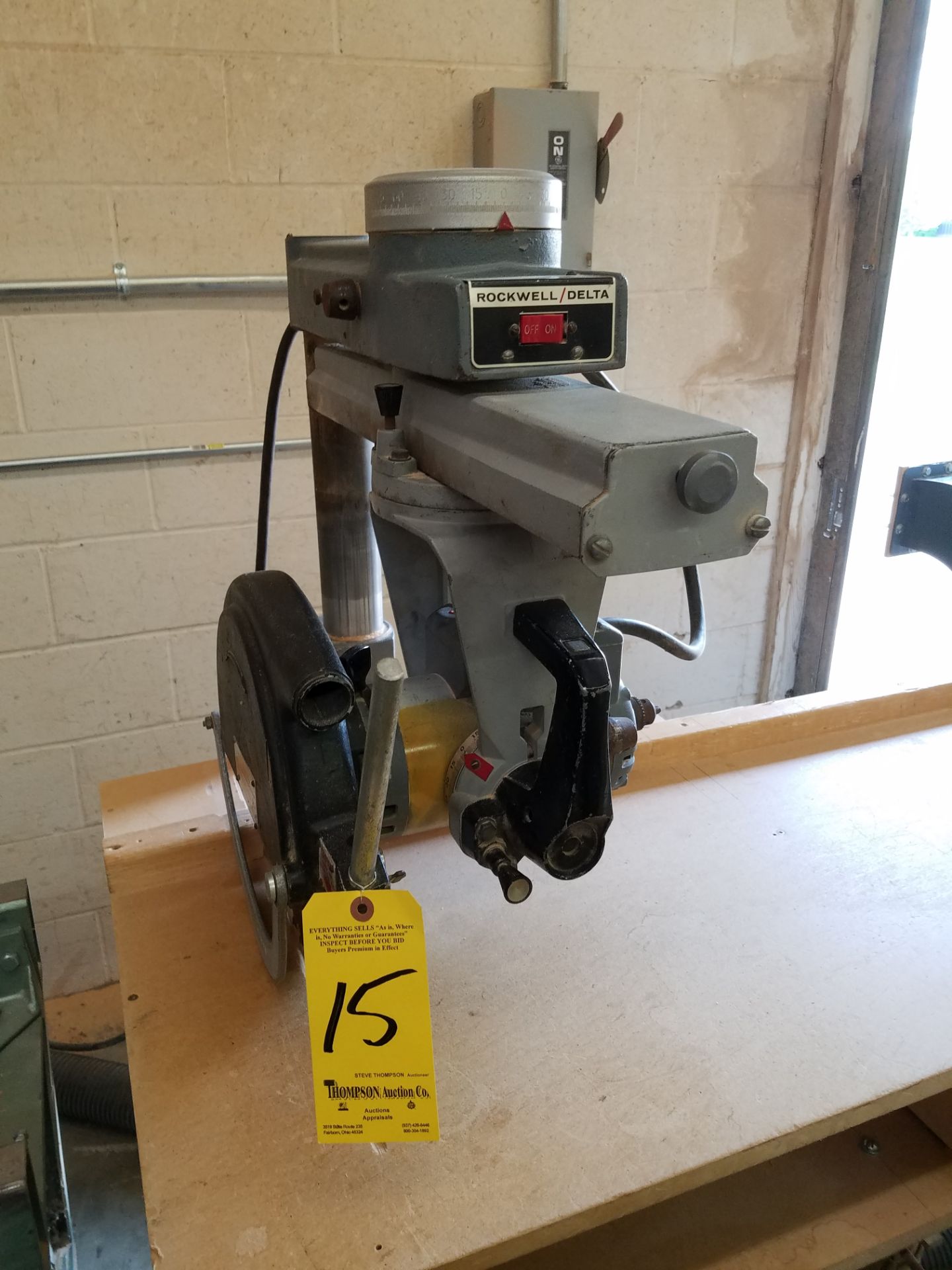 Delta Rockwell 12 in Radial Arm Saw Model 12-AS, s/n GF 3053, $50 Loading Fee