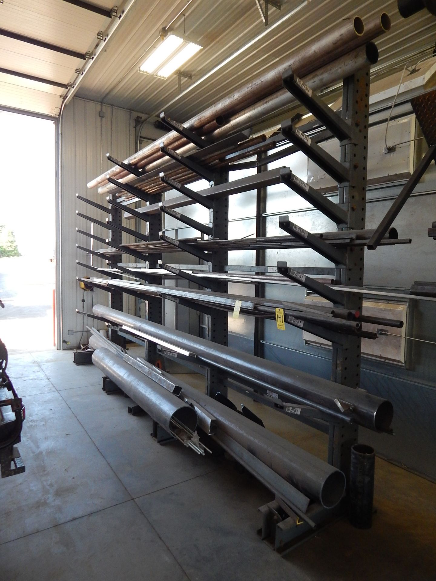 Cantilever Rack, 12' H x 18' W with 2' Cantilever Arms, Approx (30) Arms per rack