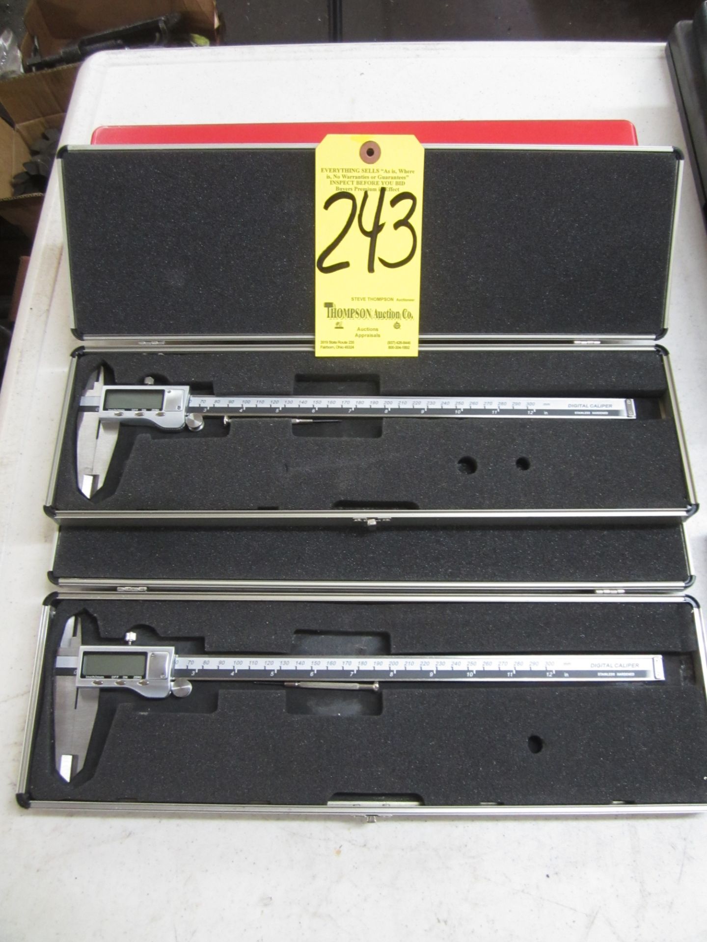 (2) 12 Inch Digital Calipers