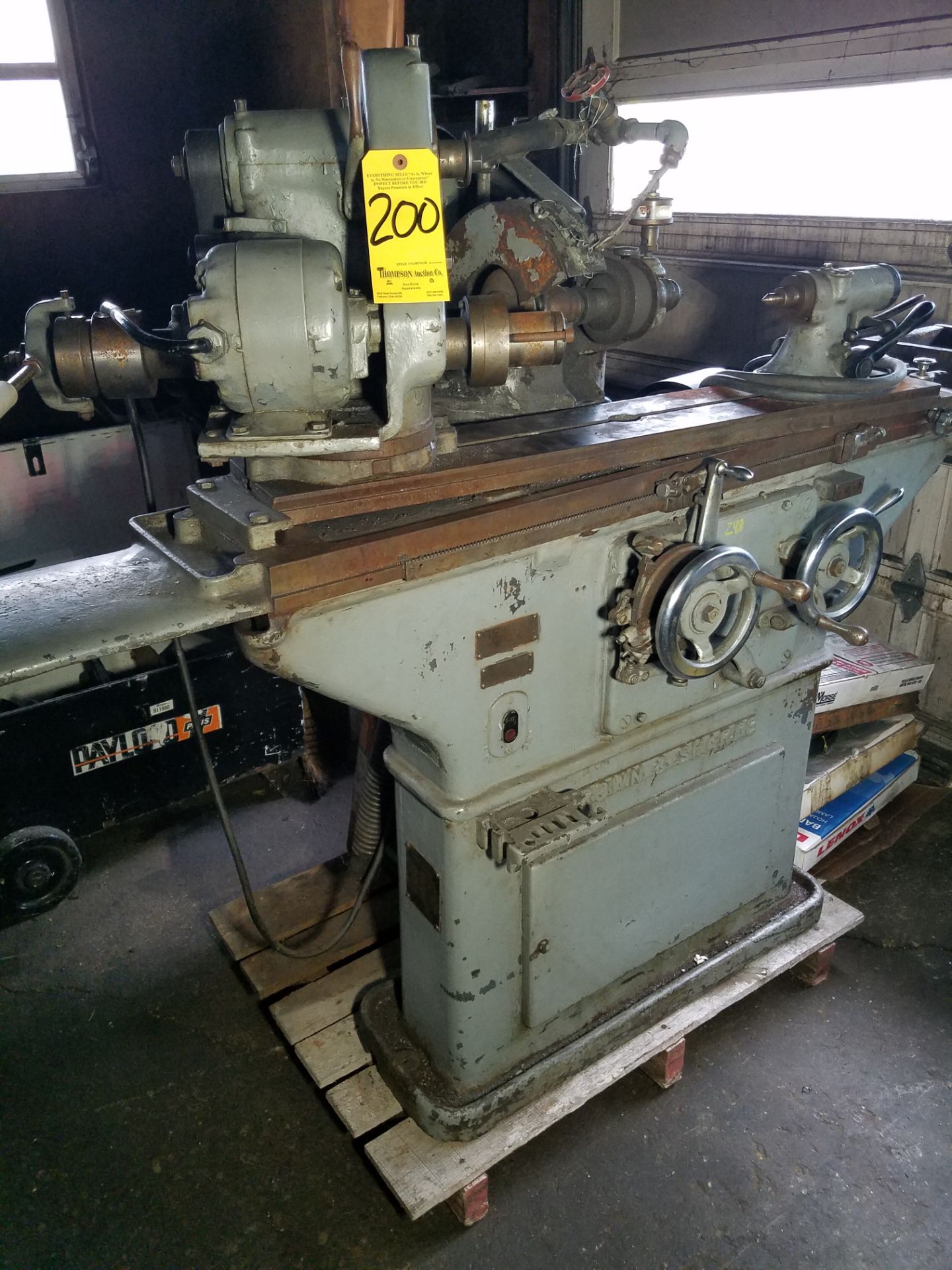 Brown& Sharpe #1 Universal Cylindrical Grinder, Loading Fee $25.00