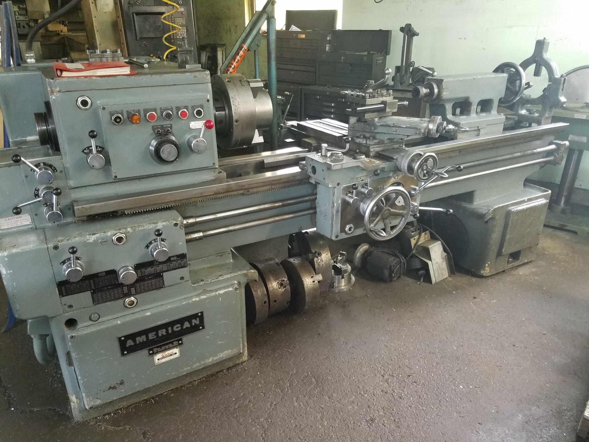 American/HMT 19” X 60” Engine Lathe, s/n 55-271, Inch/Metric, Taper Att., Loading Fee $200.00