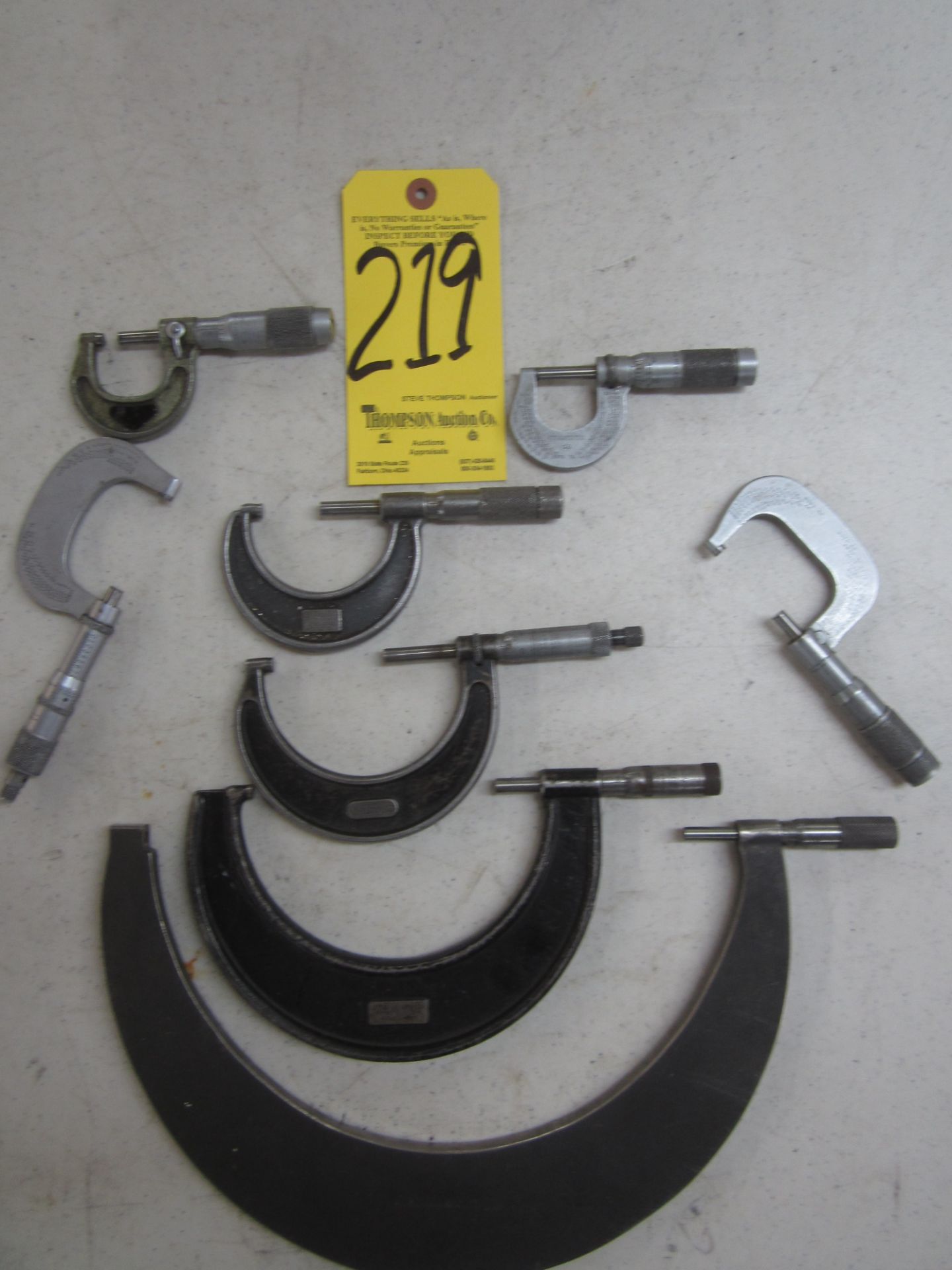 Lot, Miscellaneous Micrometers