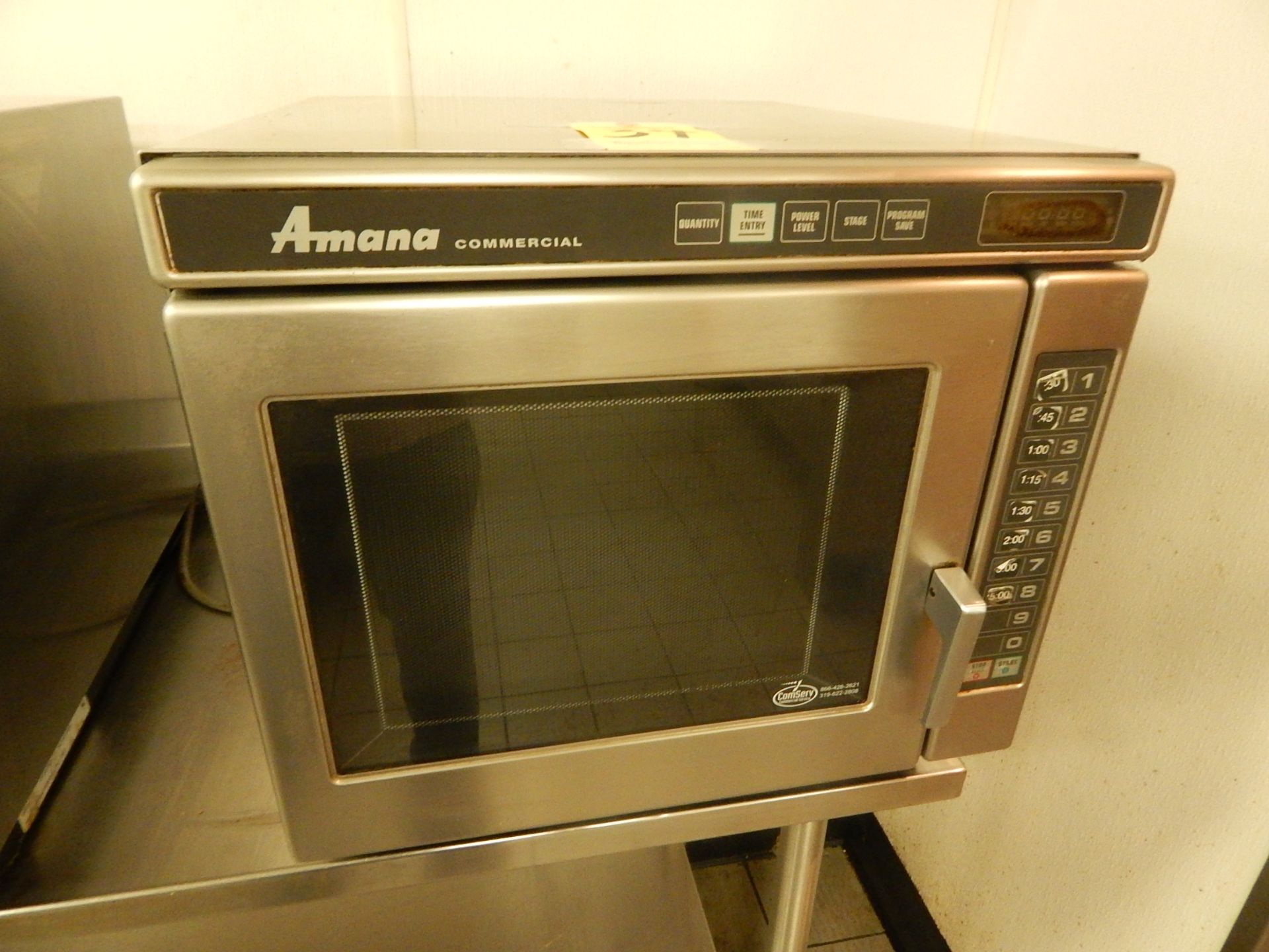 Amana Model RC17S2 Commercial Microwave, SN 17115179LN