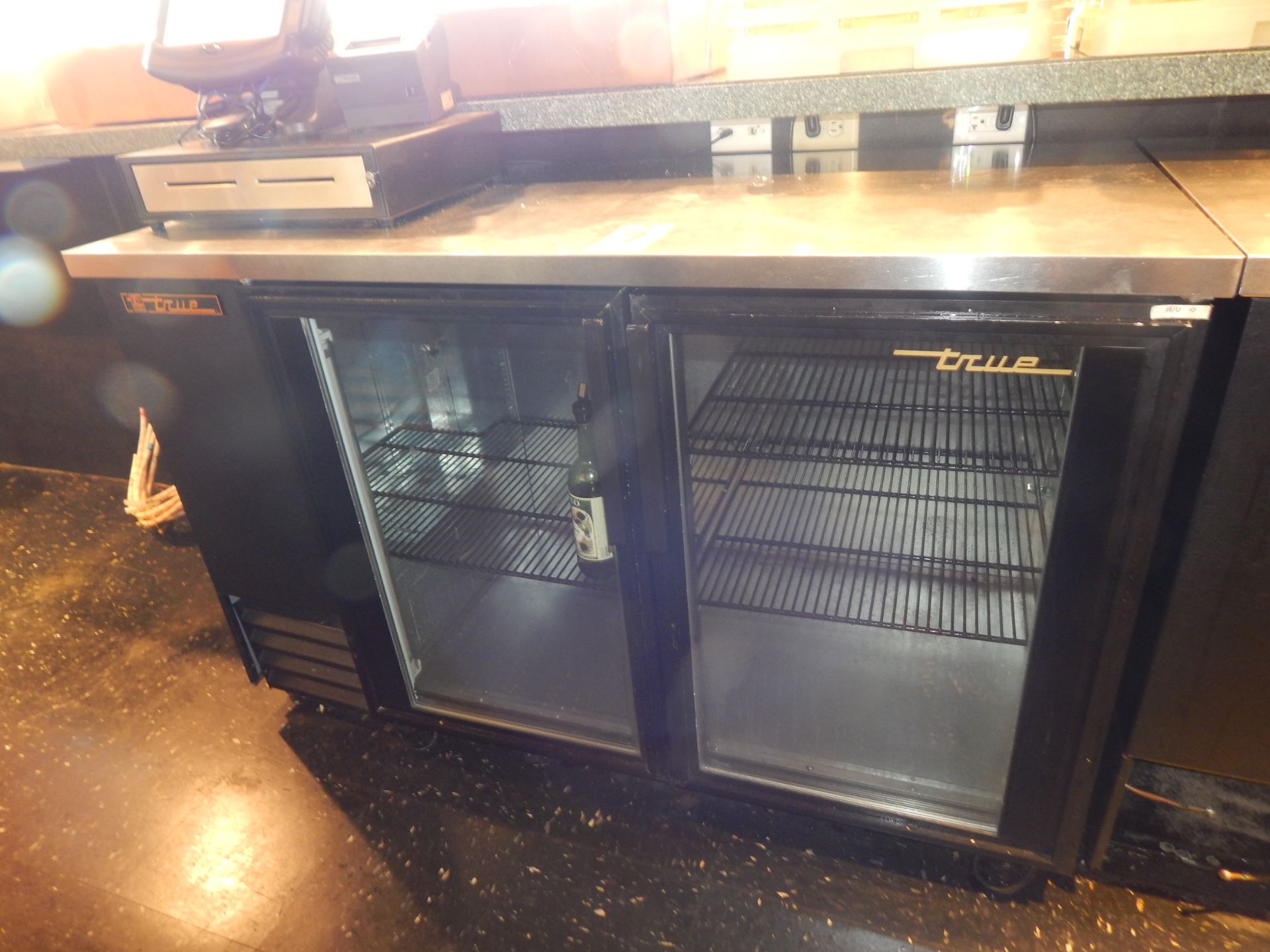 True Model TBB-2G 2-Glass Door Back Bar Refrigerator, SN 1-3462998