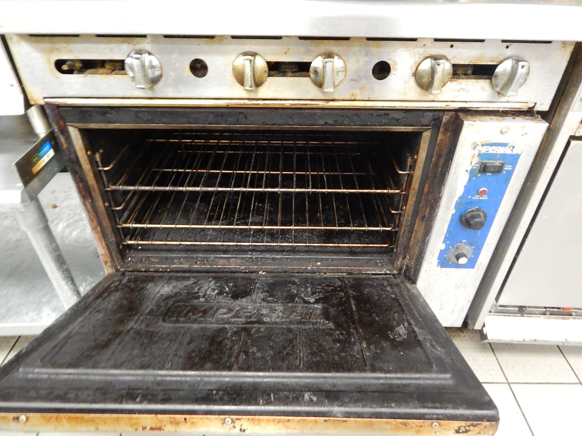 Imperial 6-Burner Gas Range with Oven - Image 3 of 4