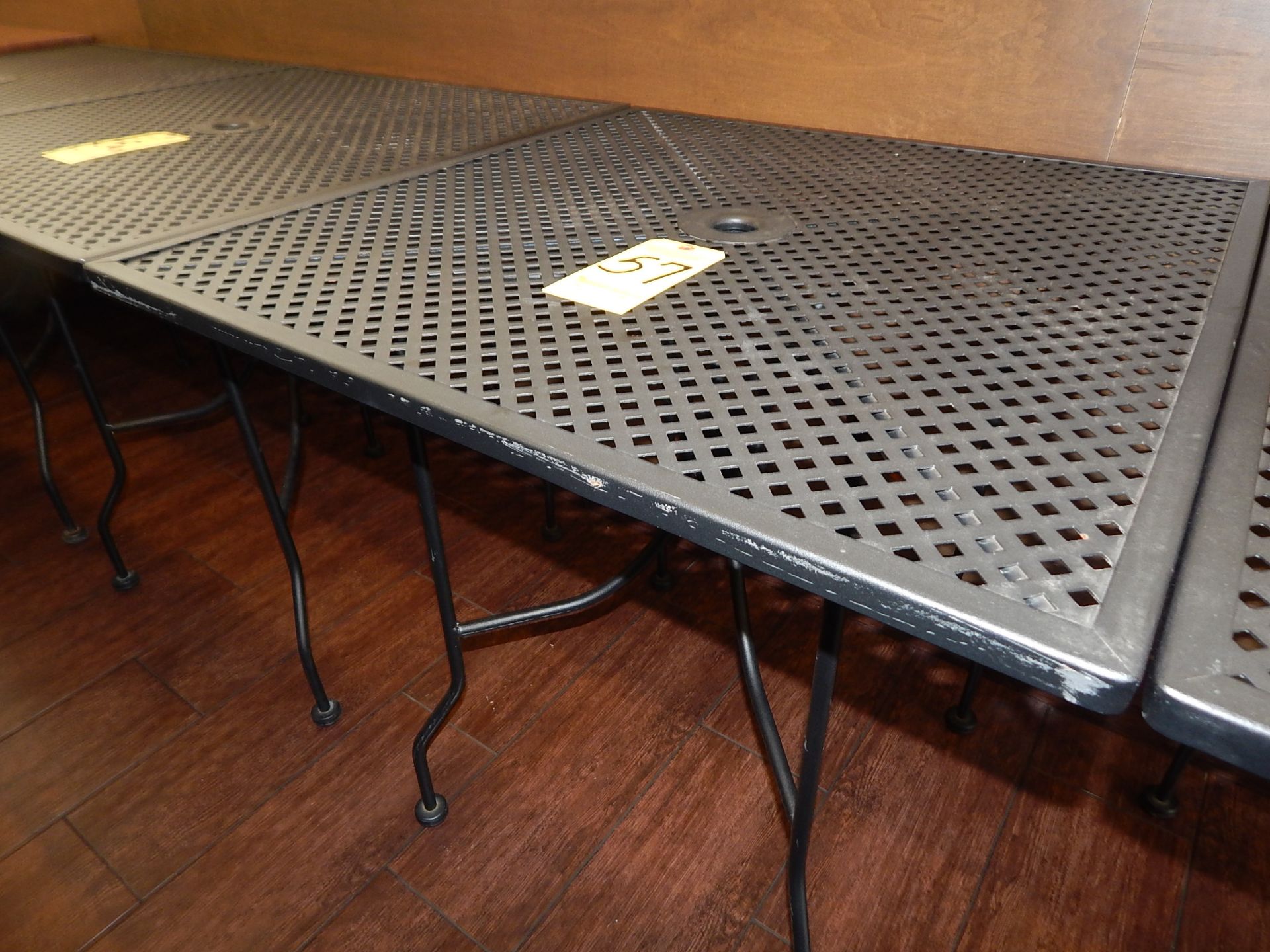 Metal Outdoor Table, 30' x 30"