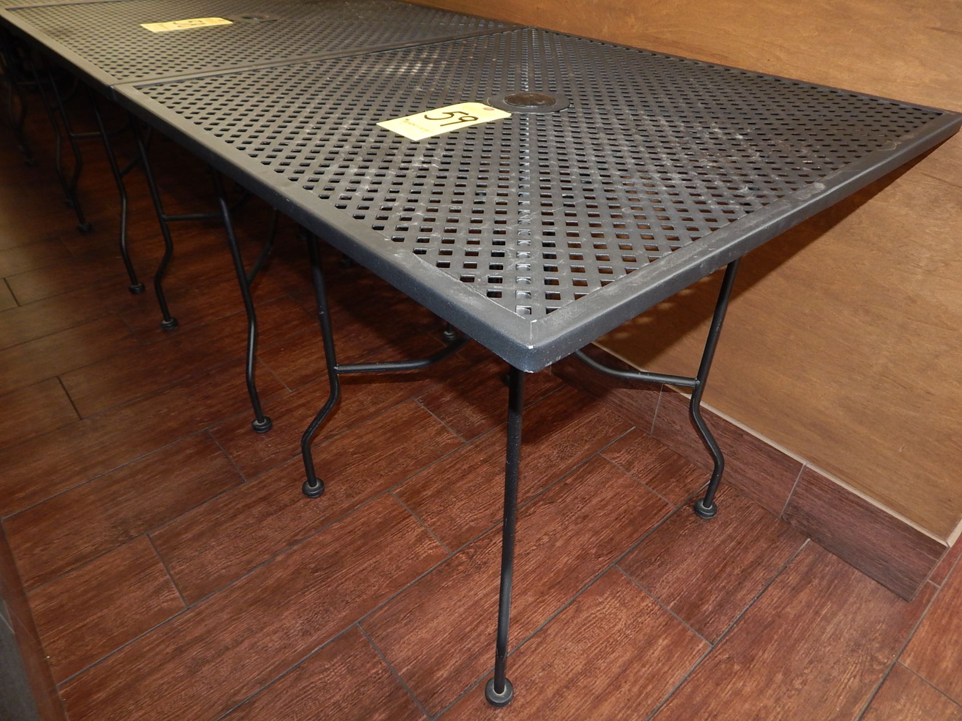 Metal Outdoor Table, 30' x 30"