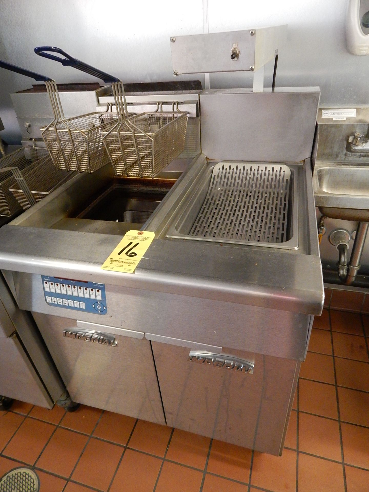 Imperial Model IFSCB150C Gas Deep Fryer with Meridian MEC-110 Control