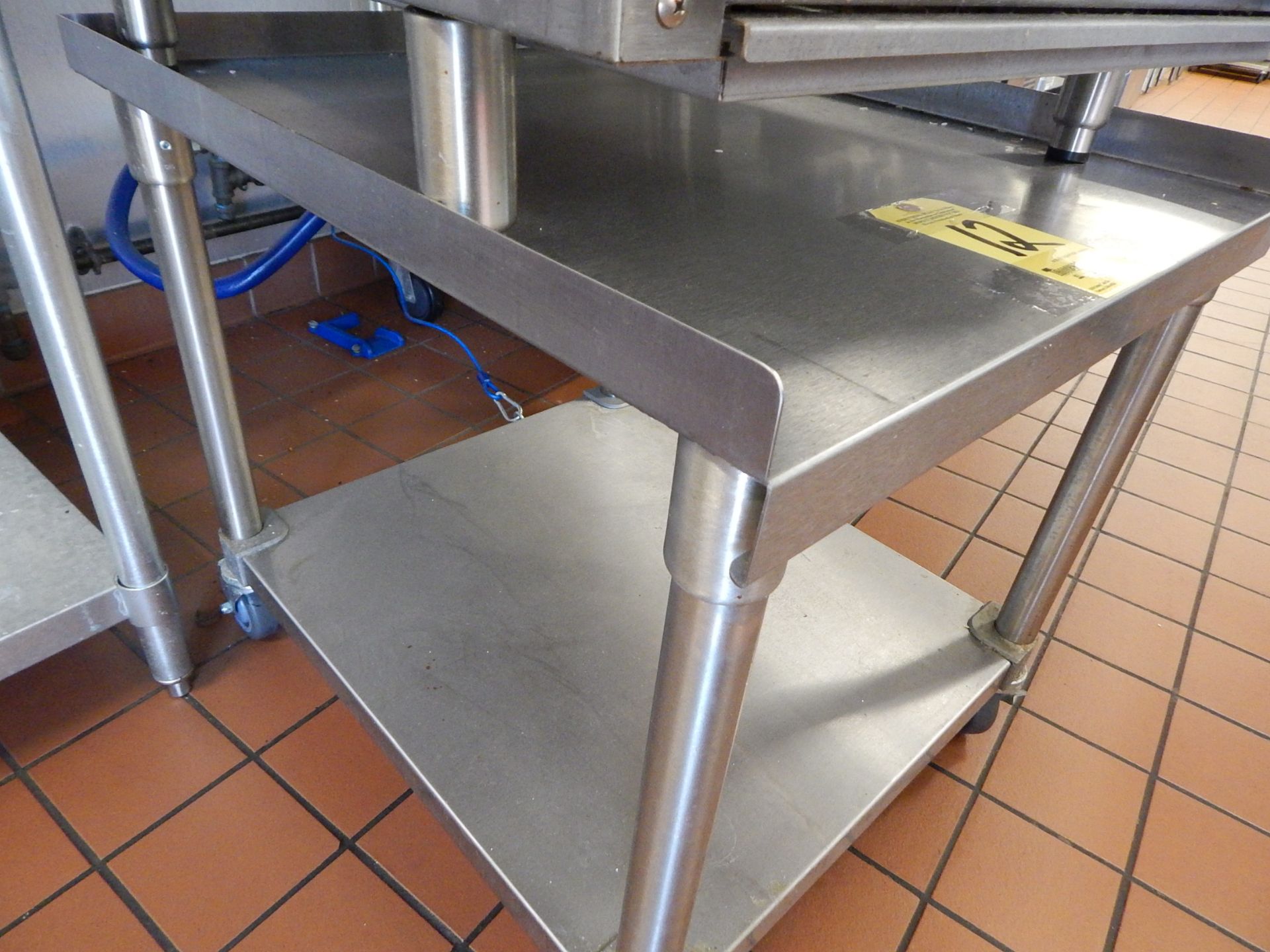 2-Tier Stainless Steel Appliance Cart, 24" x 28" - Image 3 of 3