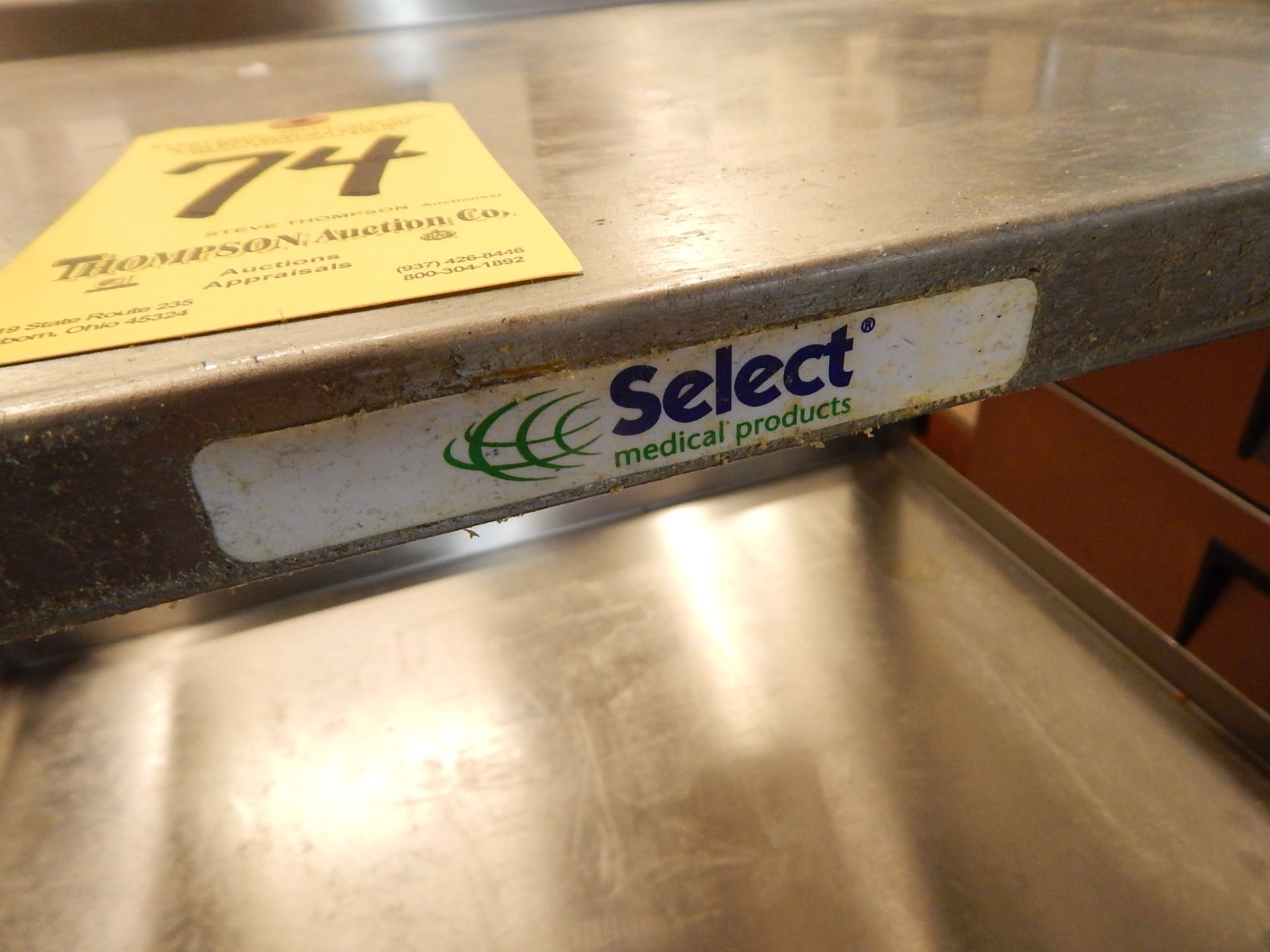 Select 3-Tier Stainless Steel Cart - Image 2 of 2