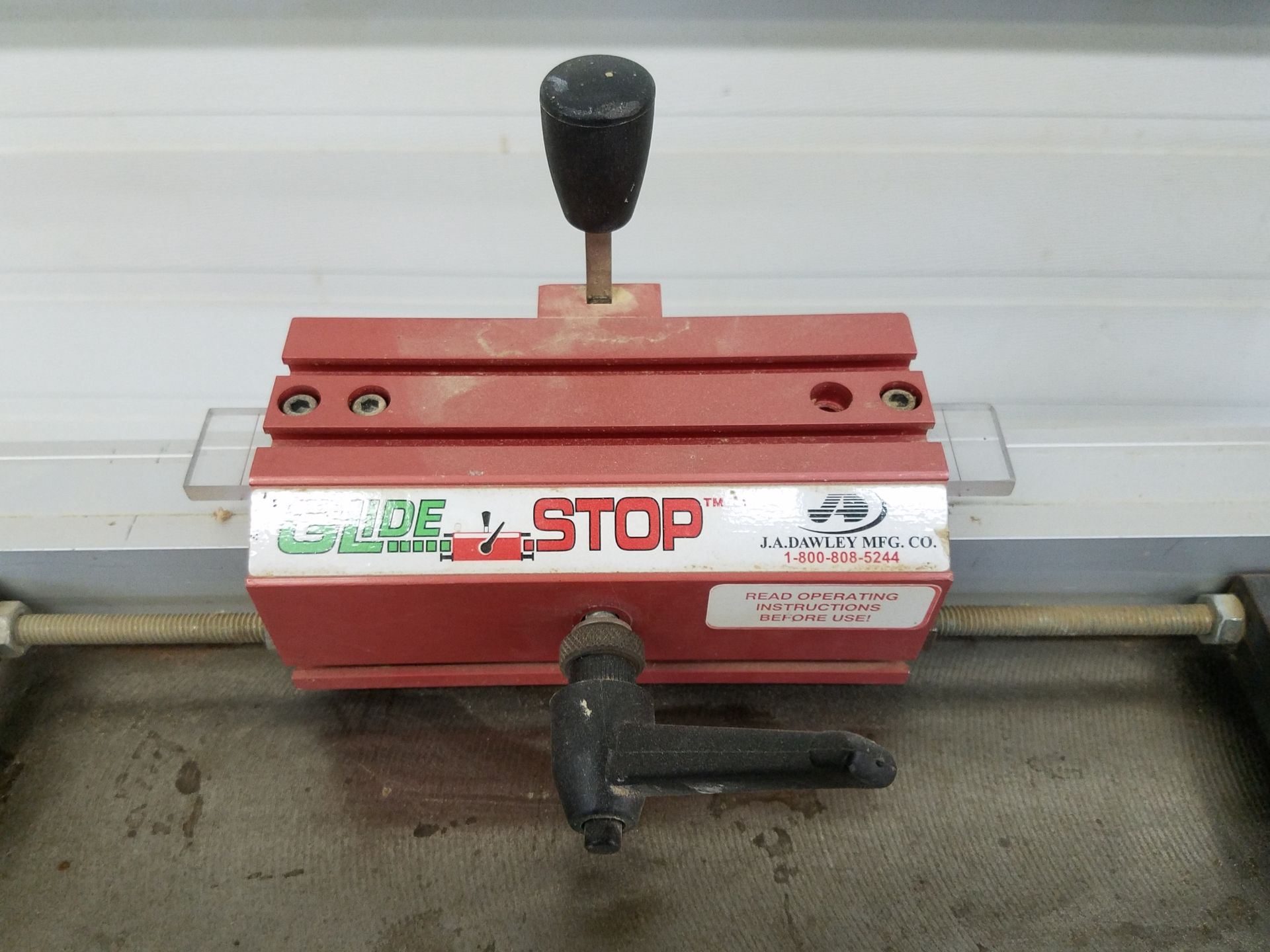 Hoffman MOROSO Model NFXL Notch Cutting Machine, s/n 72457, Extra Notcher, 10 in Guide Stop - Image 4 of 6