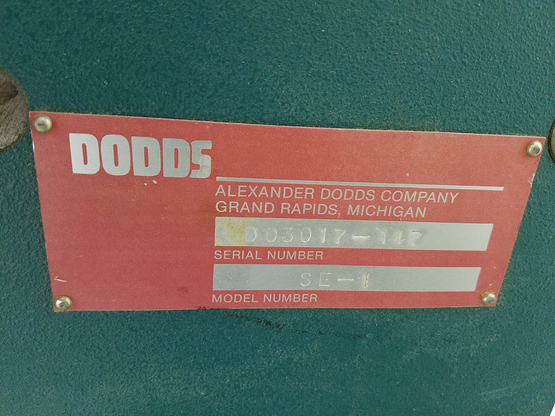 Dodds Model SE-1 Single-Spindle Dovetailer, s/n 003017, 16,000 RPM, 15 in Capacity, 1 1/2 HP, 220, 1 - Image 8 of 10