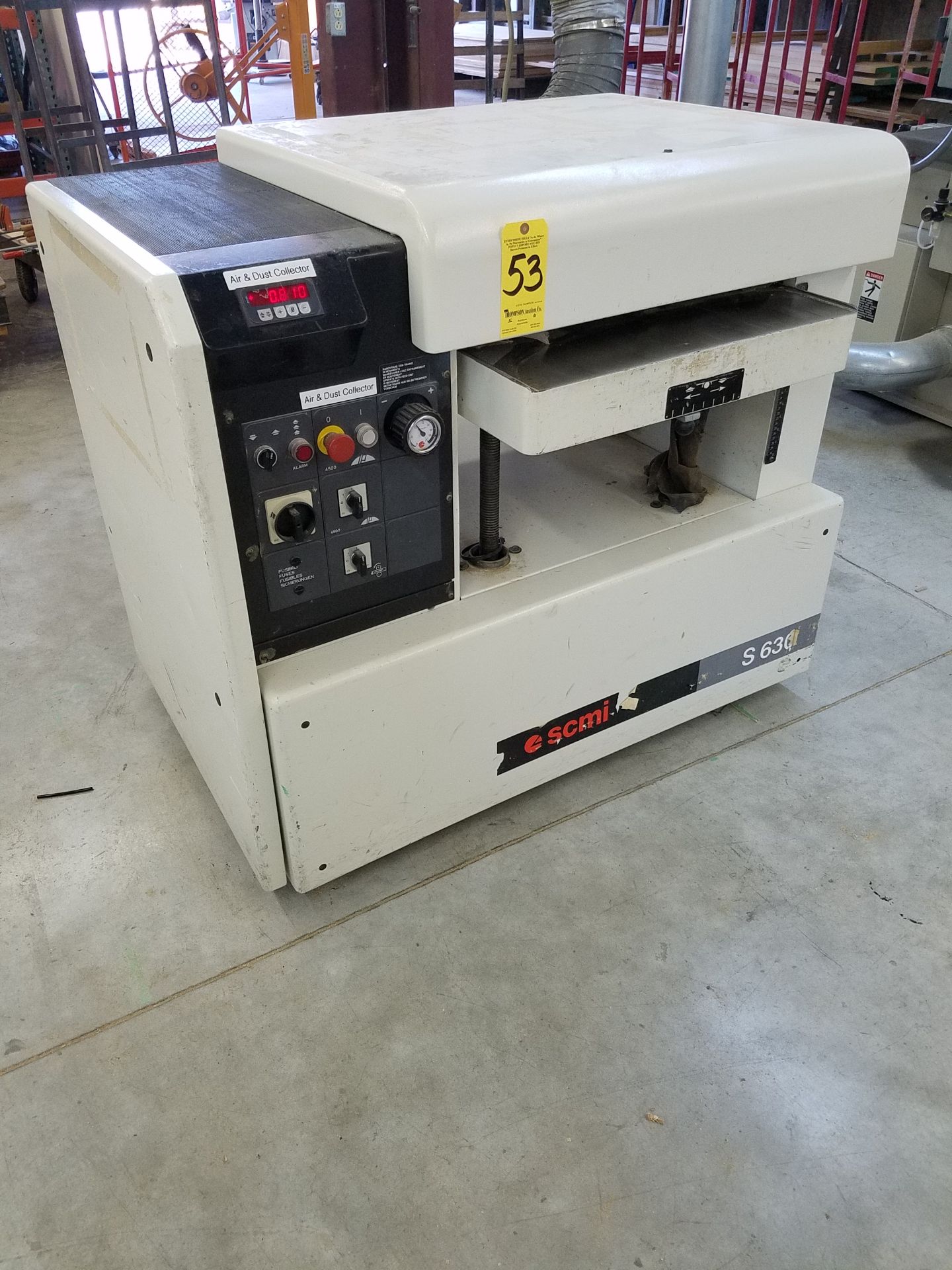 SCMI Model S 630 24 in Heavy Duty Planer, 12 HP, Working Width 24 3/4",