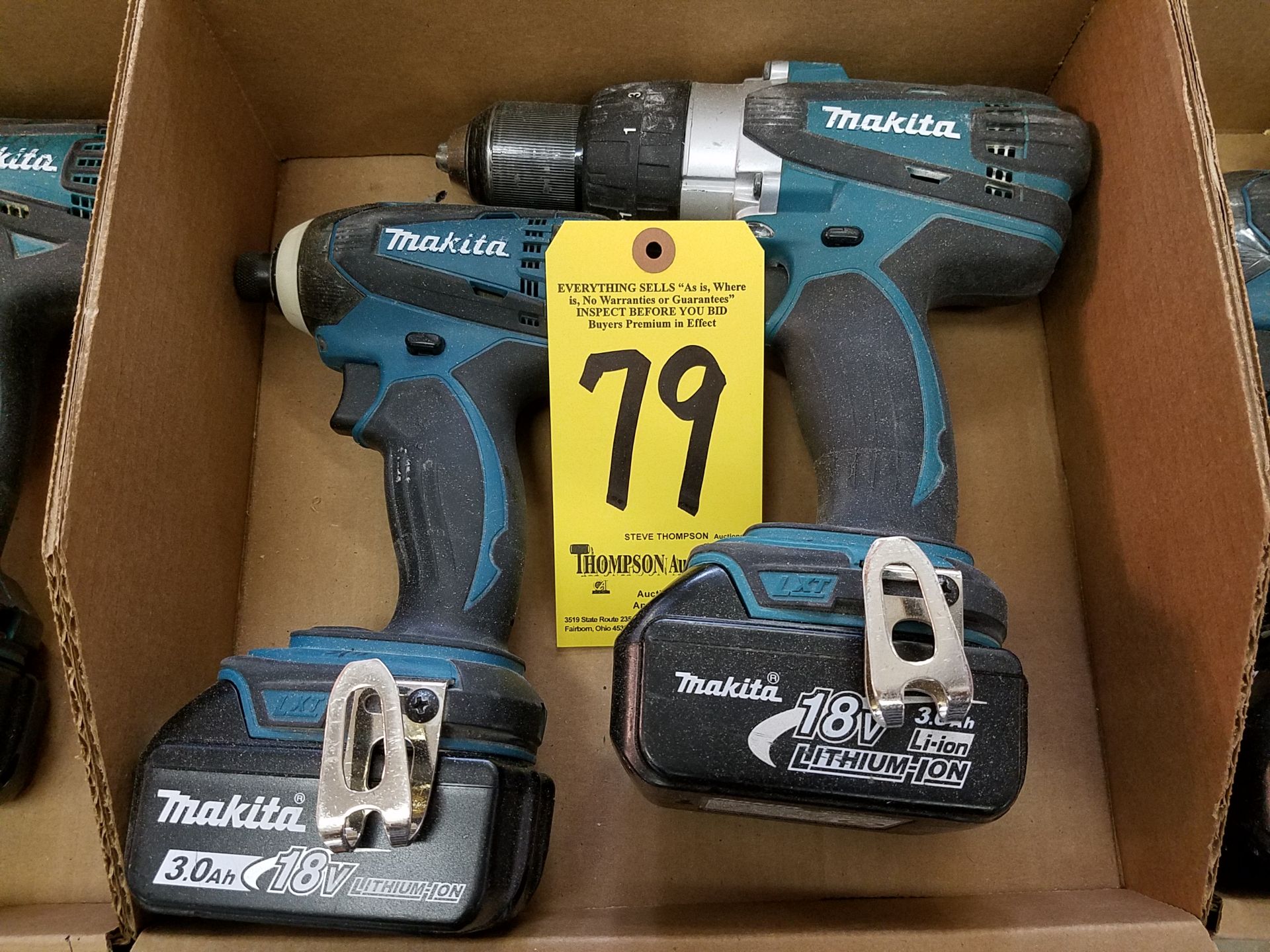 Makita Cordless Impact Driver & Makita Cordless Drill, 18 V