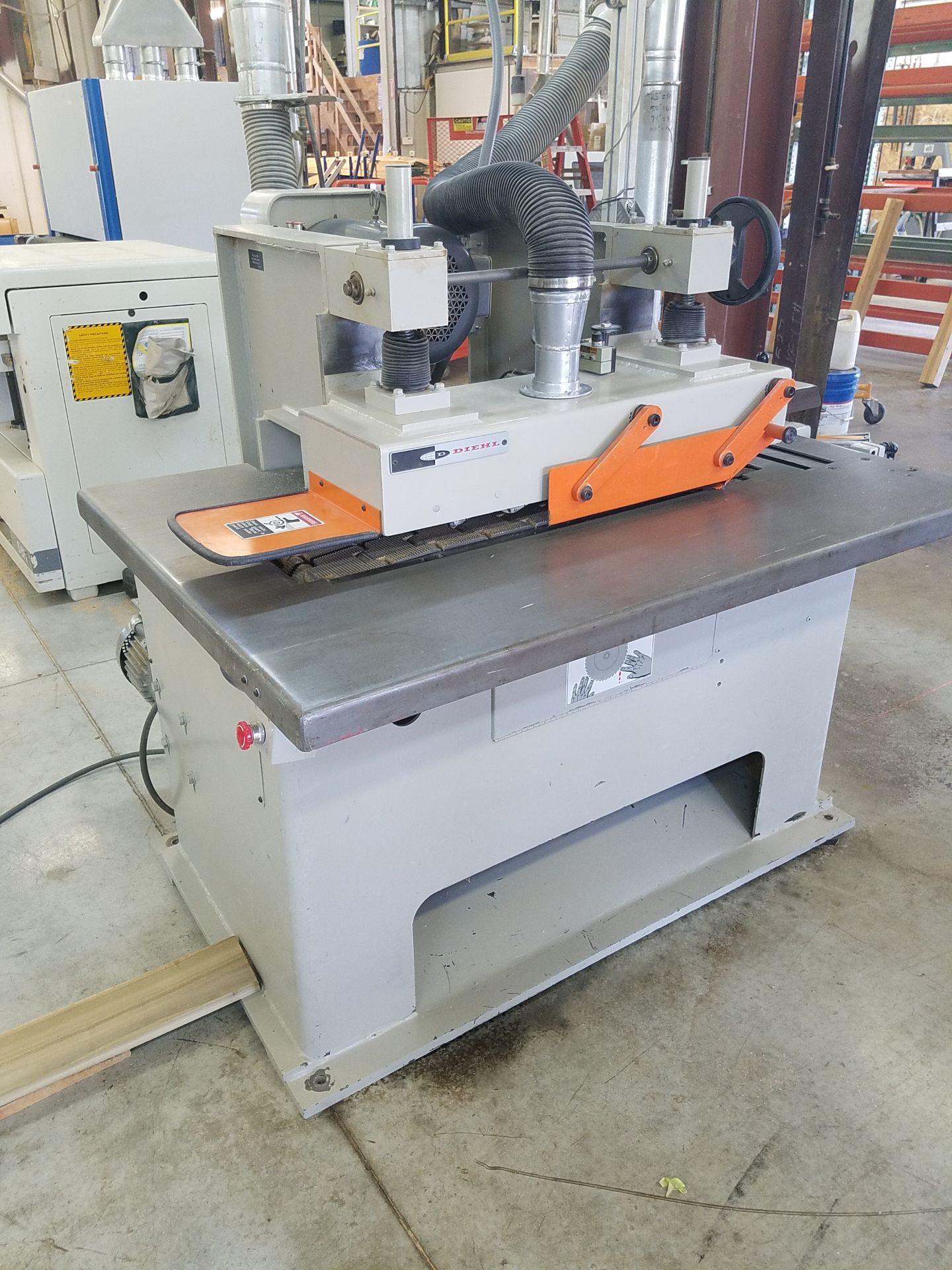 Diehl SL-30 Straight Line Rip Saw, 15 HP, 1.5 HP Feed Motor, Diode Laser, Adjustable Rip Fence, - Image 7 of 22