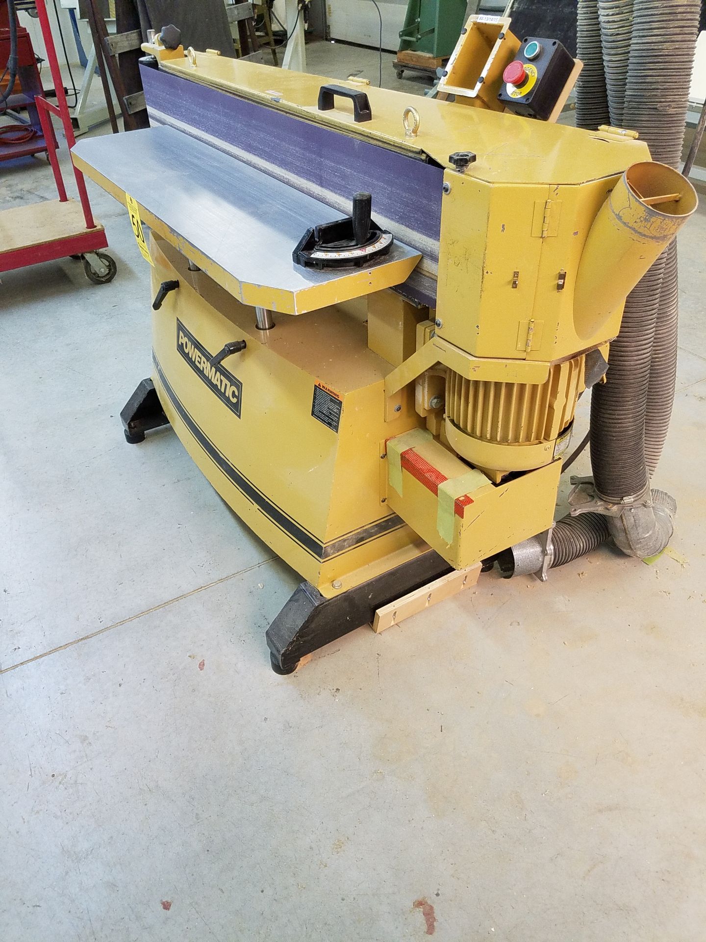 Powermatic Model 0ES9138 Oscillating Edge Sander, 11-3/4" x 48" tilting table, 3 HP, 1 Ph, Loading - Image 3 of 4