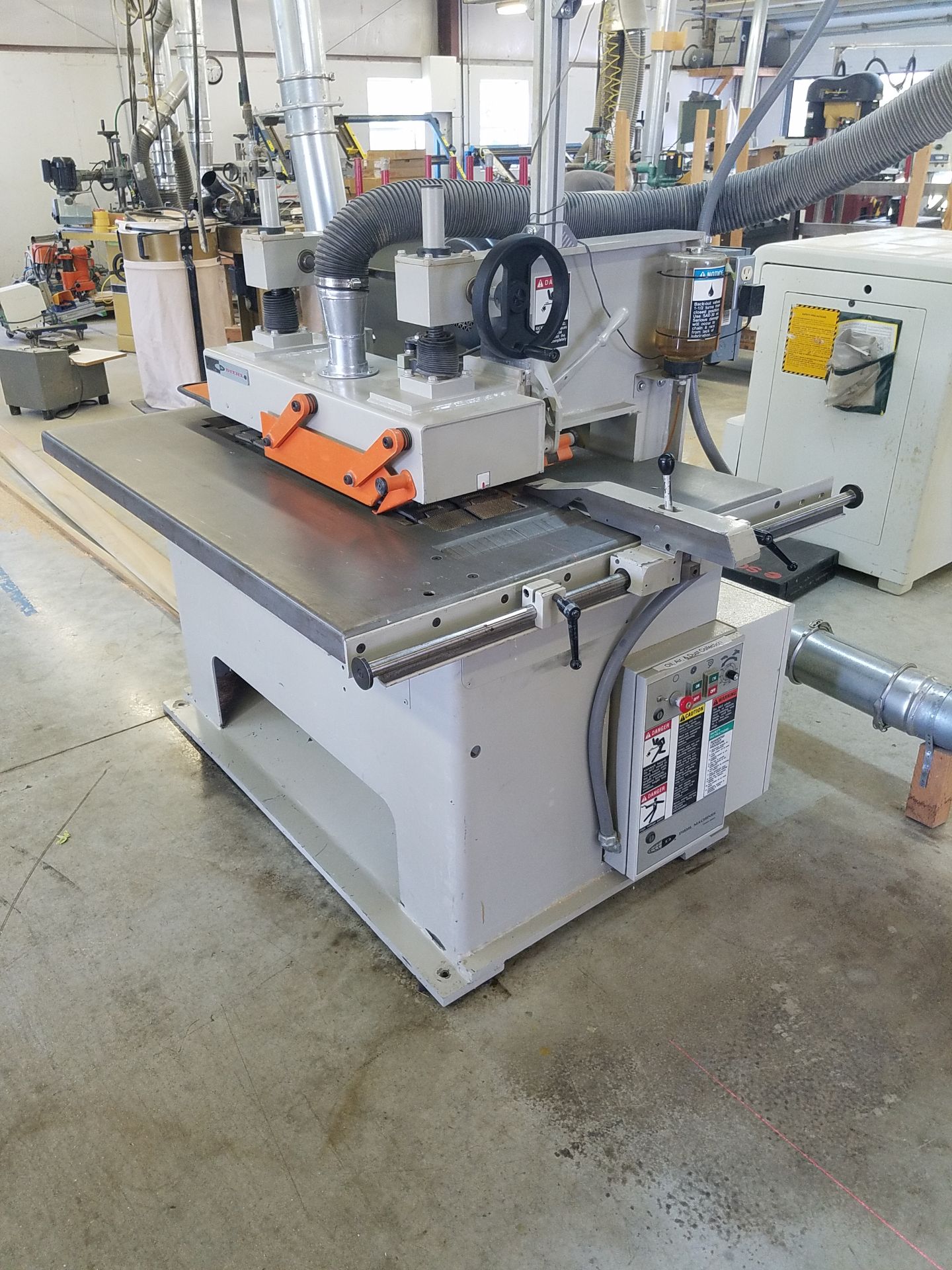 Diehl SL-30 Straight Line Rip Saw, 15 HP, 1.5 HP Feed Motor, Diode Laser, Adjustable Rip Fence, - Image 3 of 22