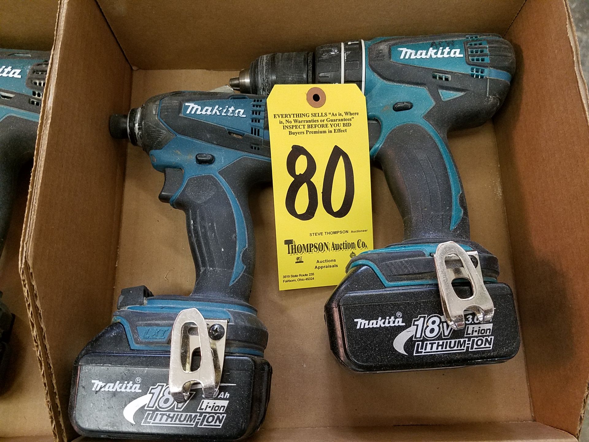 Makita Cordless Impact Driver & Makita Cordless Drill, 18 V