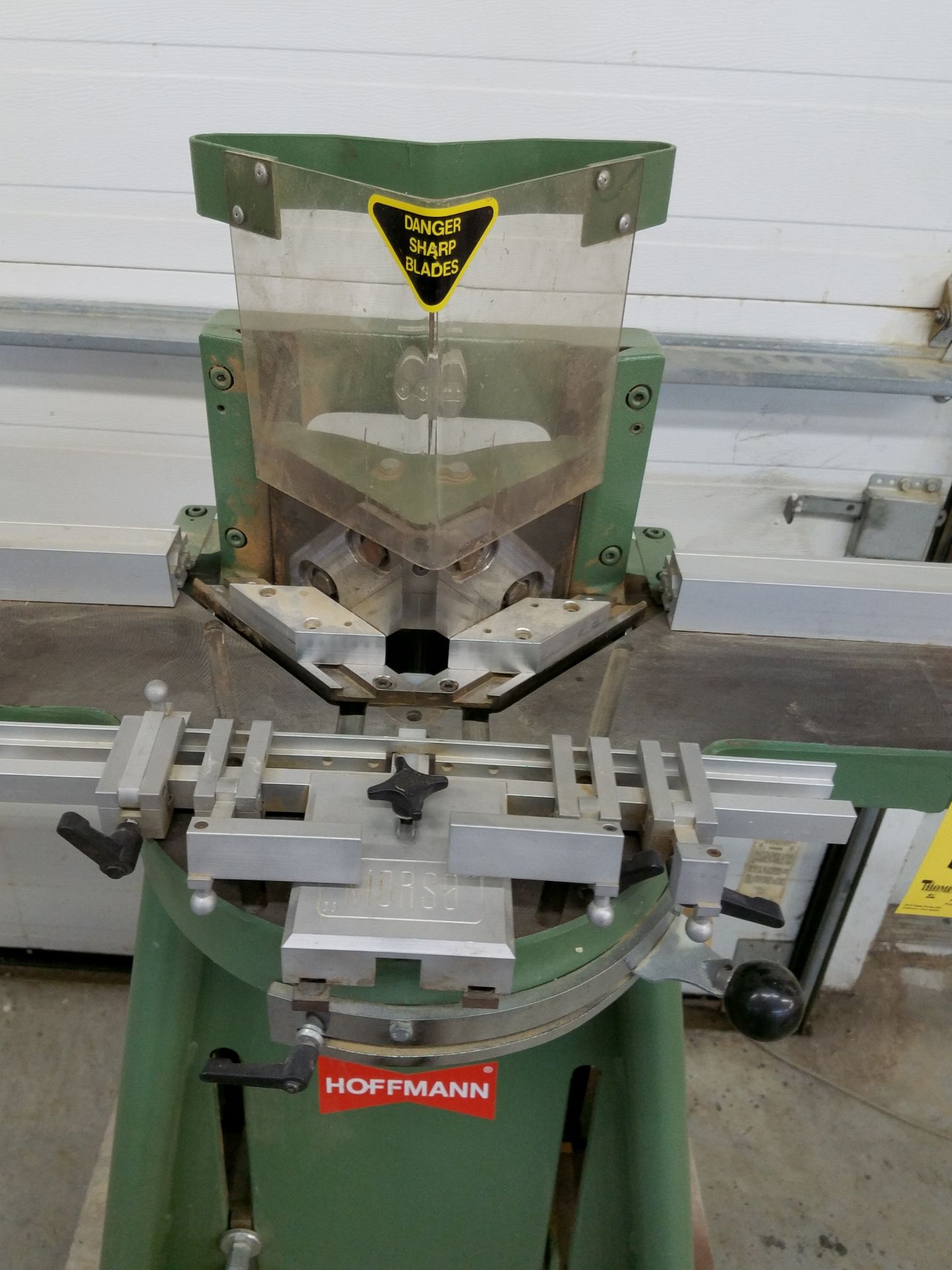 Hoffman MOROSO Model NFXL Notch Cutting Machine, s/n 72457, Extra Notcher, 10 in Guide Stop - Image 3 of 6