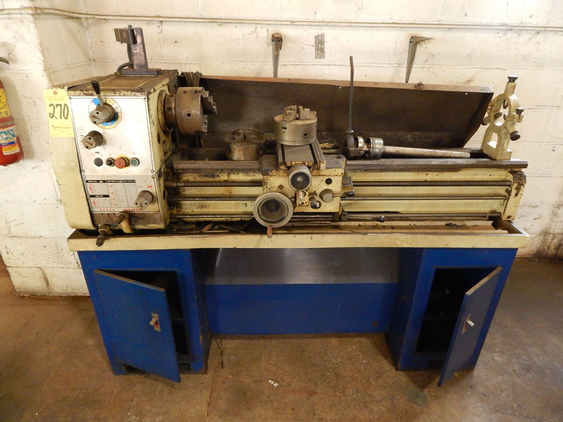 Cleveland Model 1340GL Tool Room Lathe (Parts Machine), Loading Fee $25.00