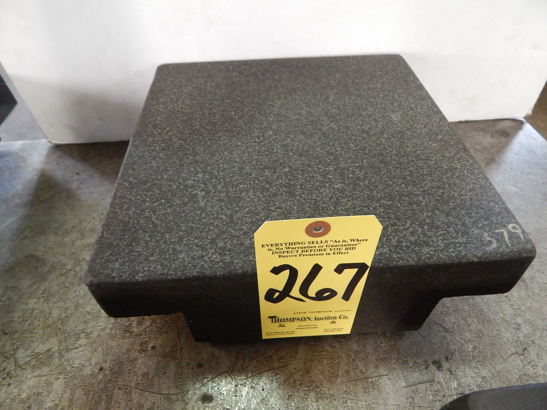 12 In. X 12 In. Granite Surface Plate