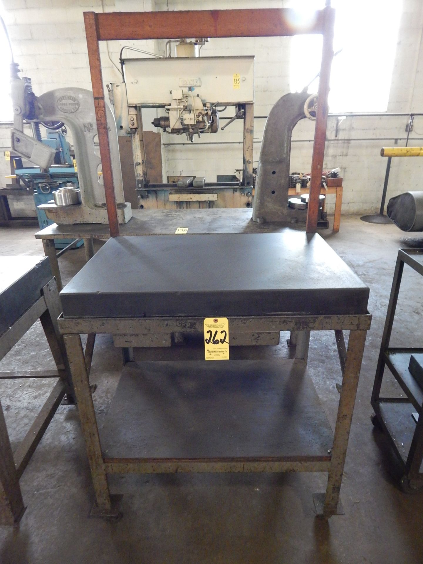 DoAll 24 In. X 36 In. X 4 In. Granite Surface Plate with Stand, Loading Fee $50.00