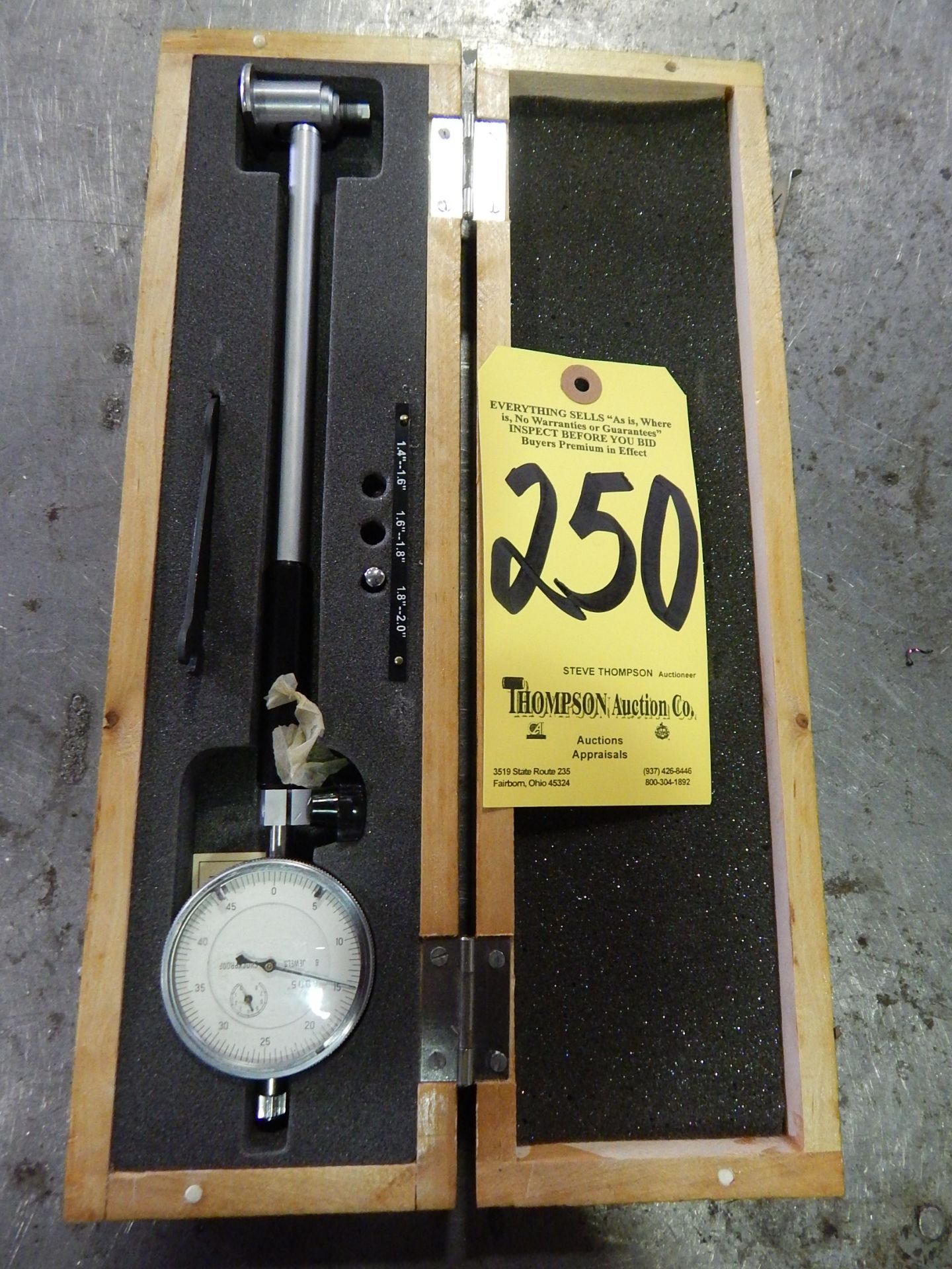 Dial Bore Gage, 1.4 In. - 2 In.