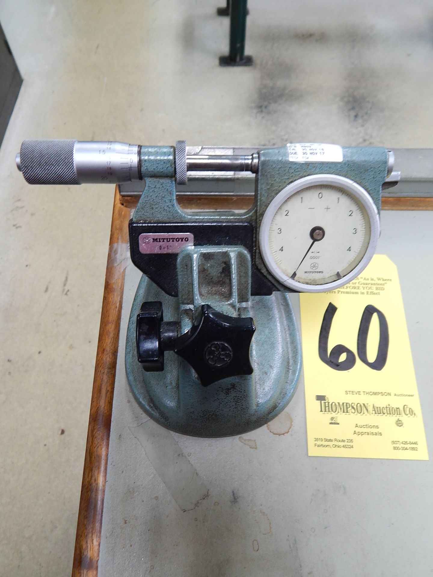 Mitutoyo 0 - 1 In. Dial Micrometer with Stand