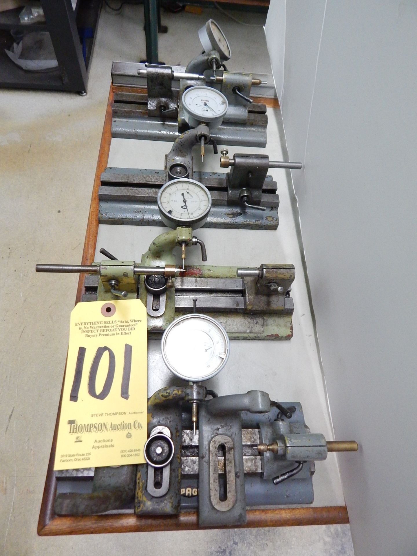 (4) Bench Centers with Dial Indicators