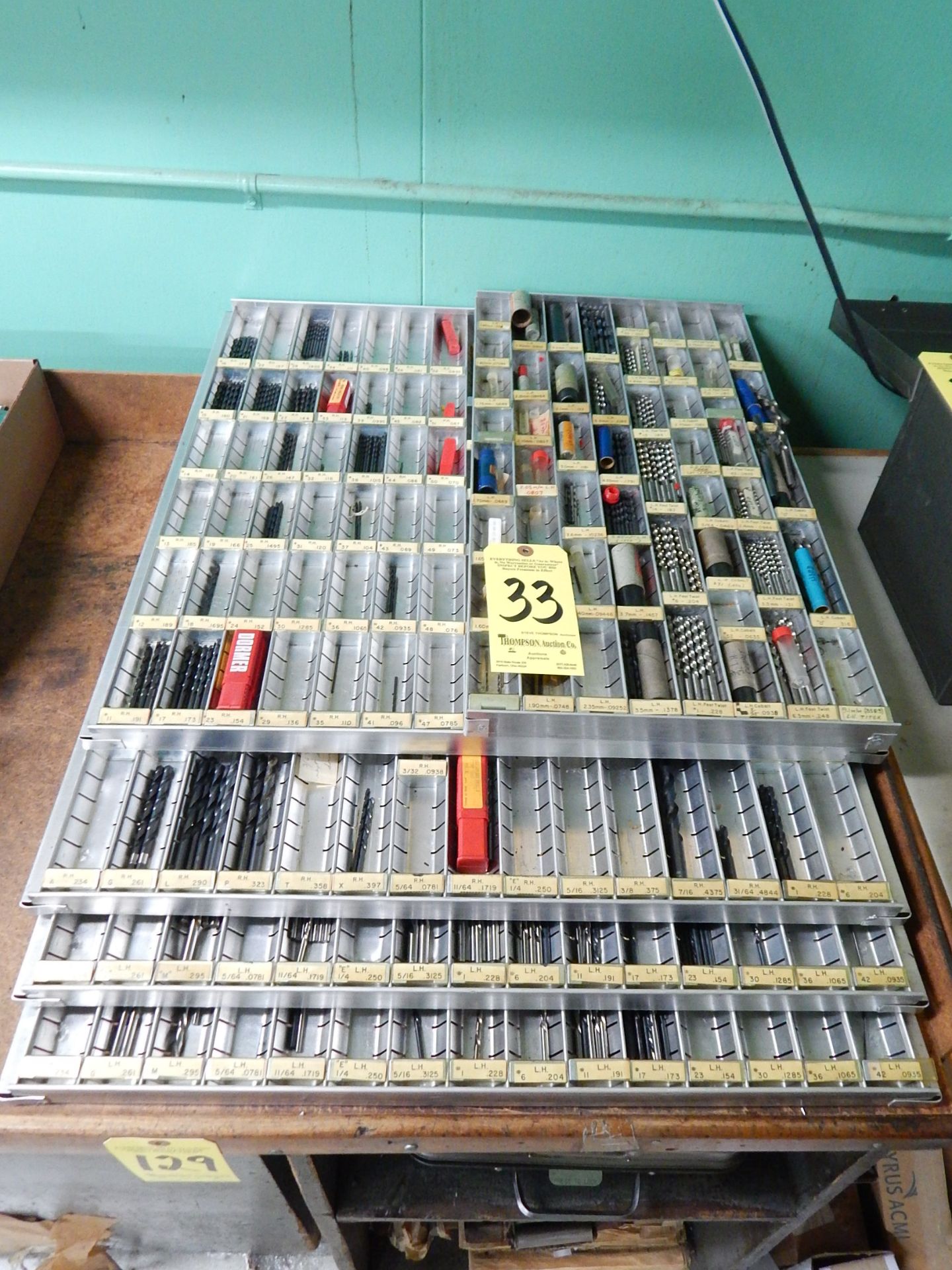 Index Trays with Drill Bits