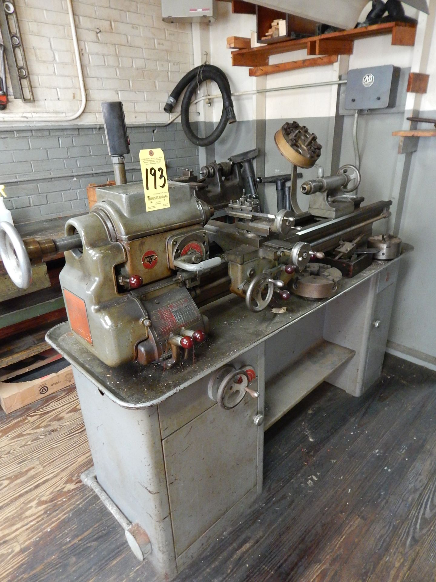 Delta 11" X 36" Tool Room Lathe, s/n 118-5627, Handwheel Collet Chuck and 5C Collets, 6 In. 3-Jaw - Image 2 of 4
