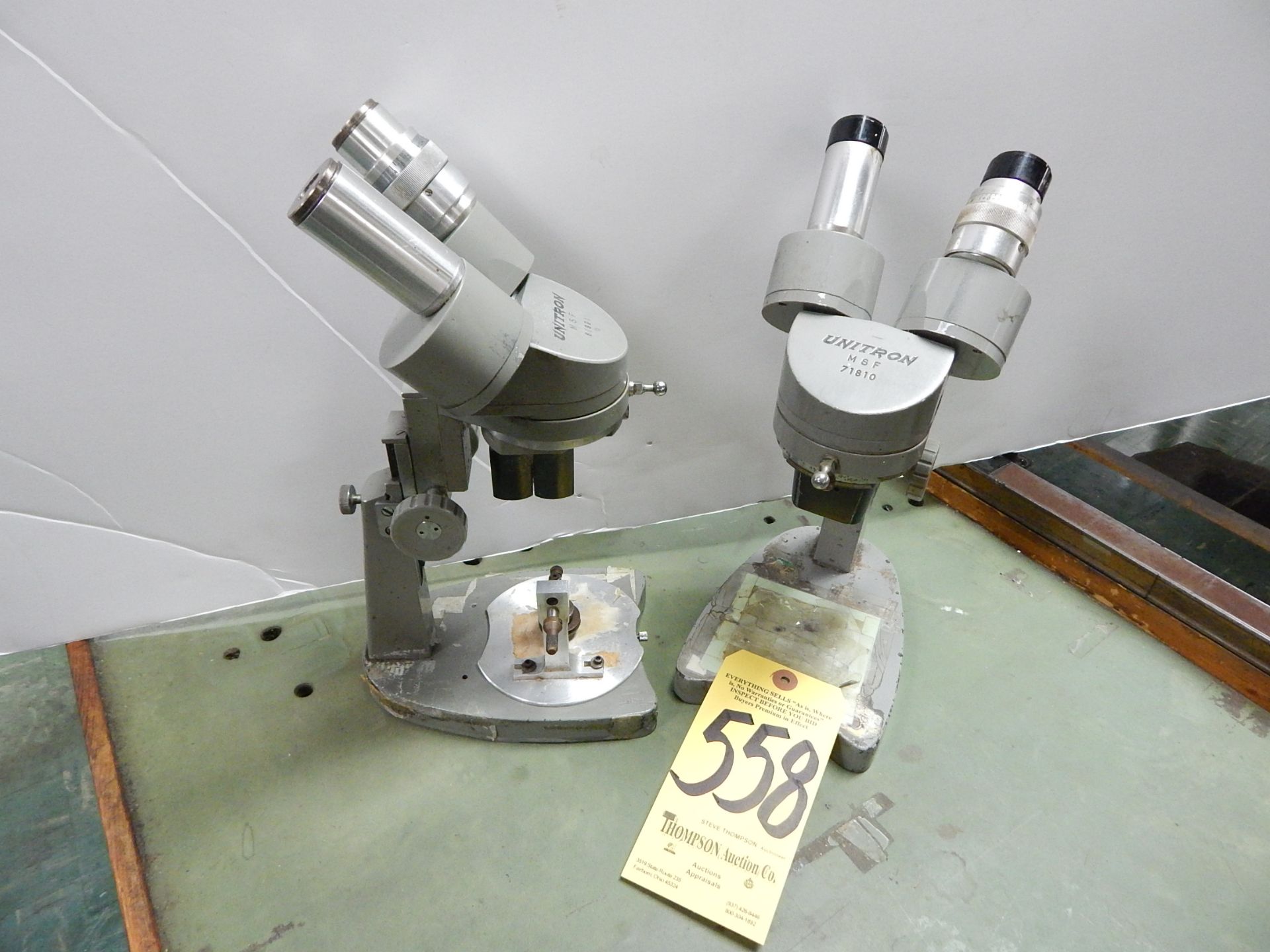 (2) Unitron MSF Microscopes