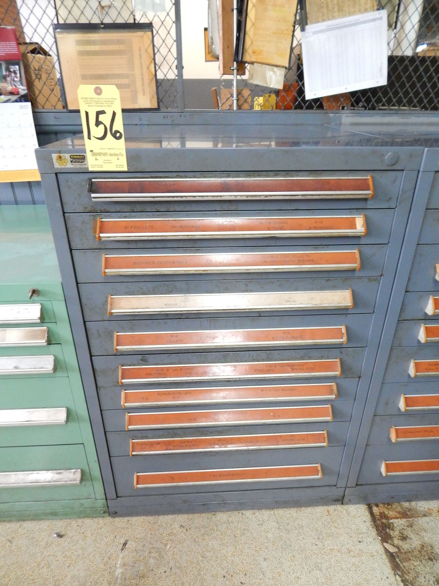 Stanley Vidmar 10-Drawer Parts Cabinet