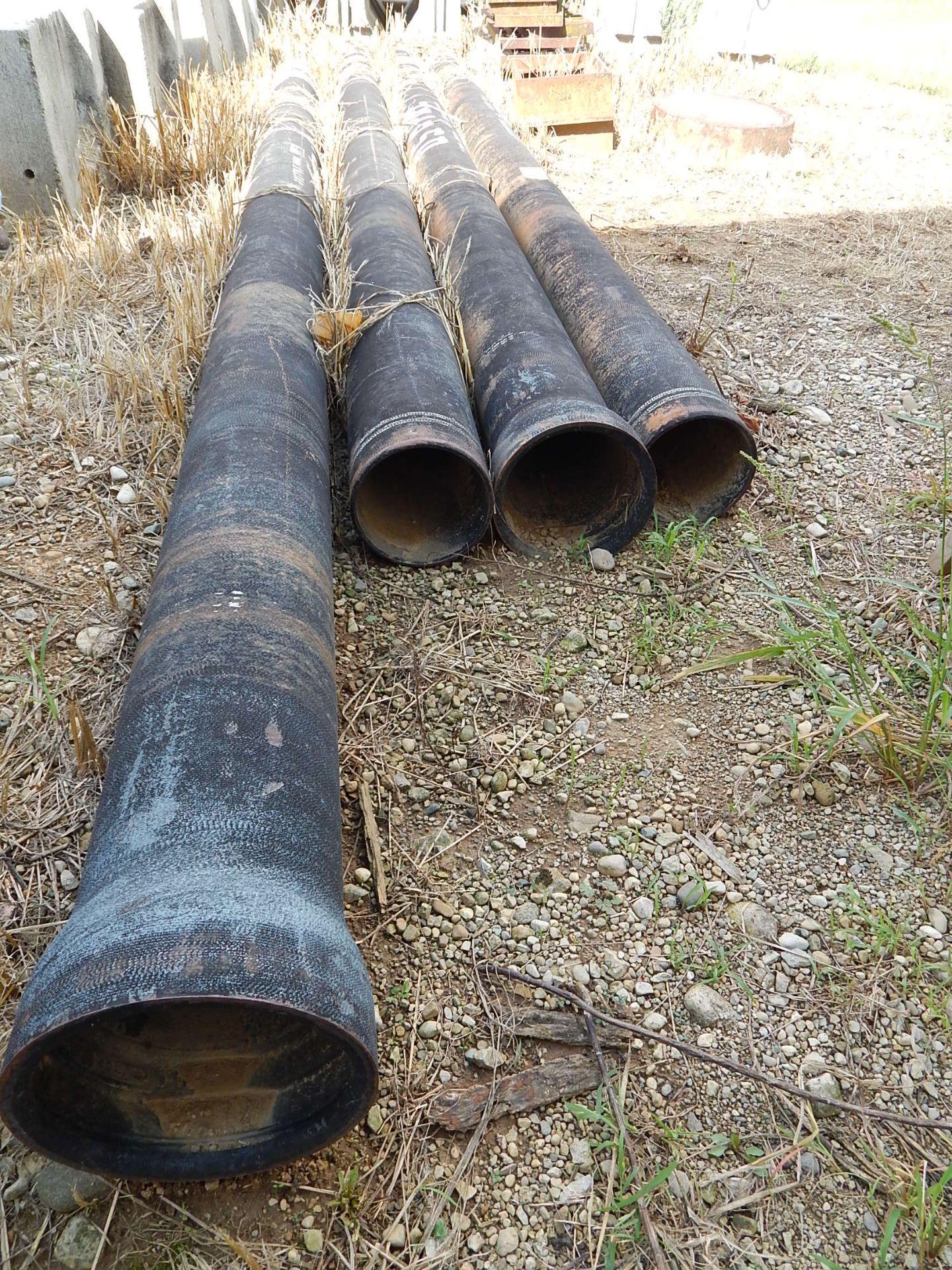 (4) Sections 8 in x 18 ft Ductile Iron Pipe
