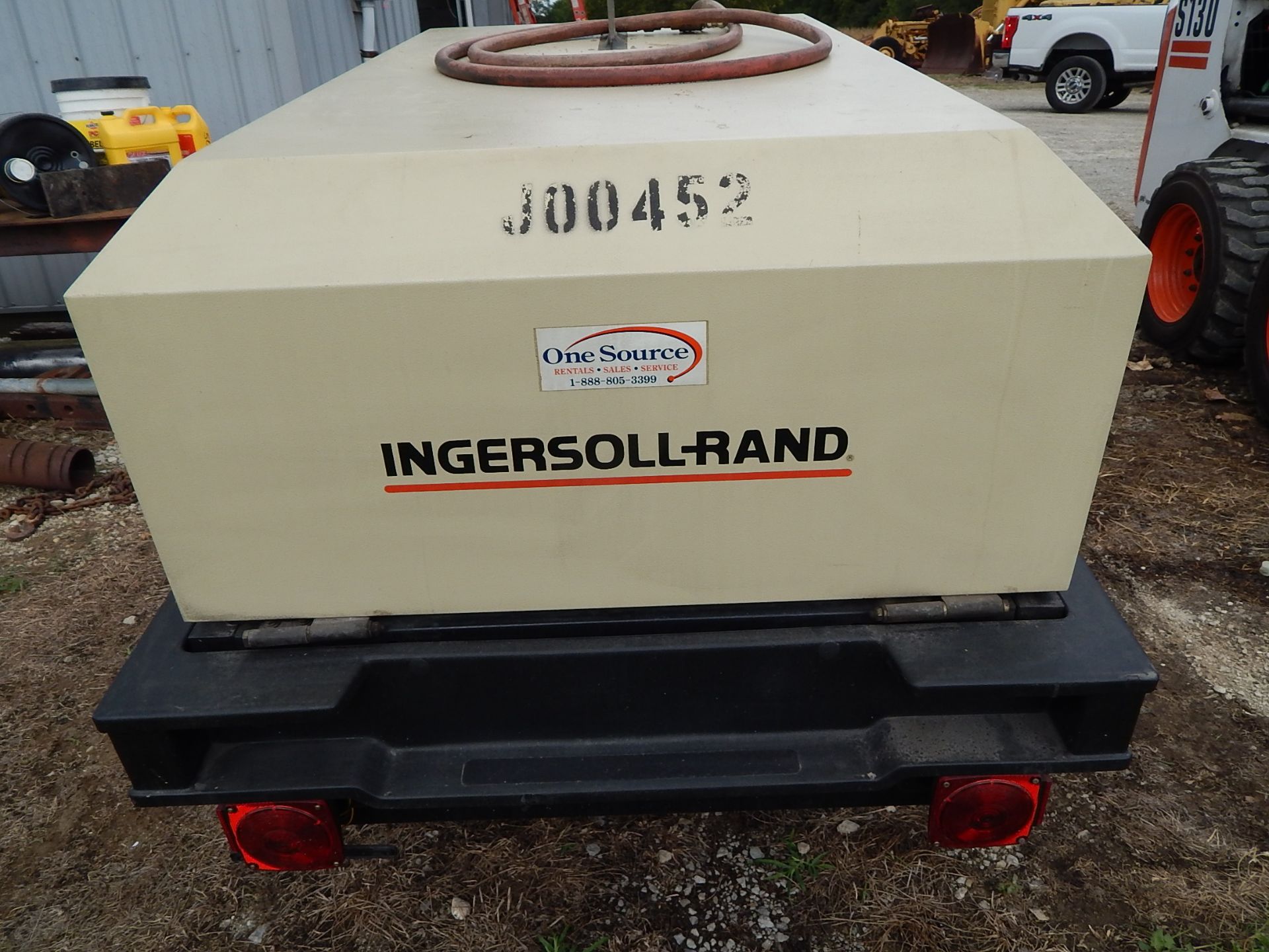 Ingersoll Rand Model P-90 2420N5 Platinum Series Diesel Powered Trailer Mounted Air Compressor, s/ - Image 6 of 14