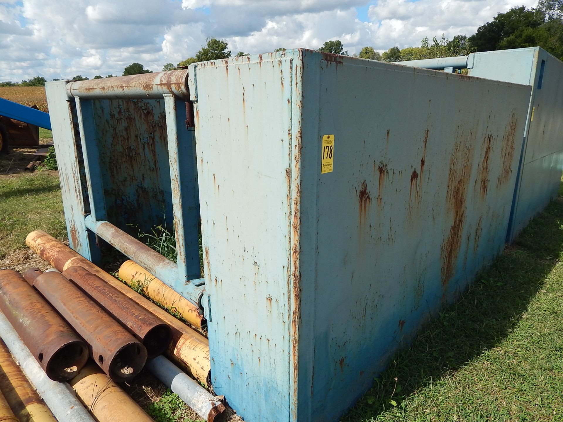 Manhole Box SN 310936, 70" H x 11'x10'8"x 4" Thick