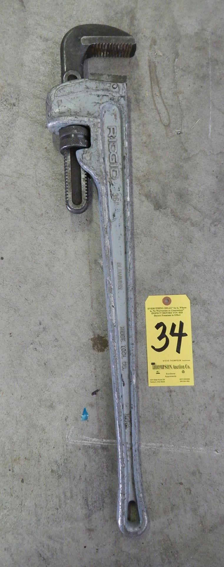 Rigid Aluminum 38" Pipe Wrench