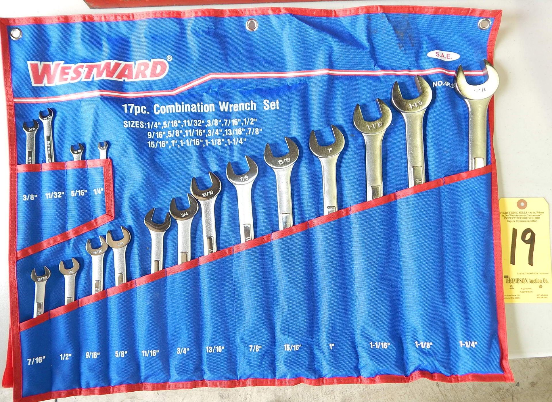 Westward Combo Wrench Set