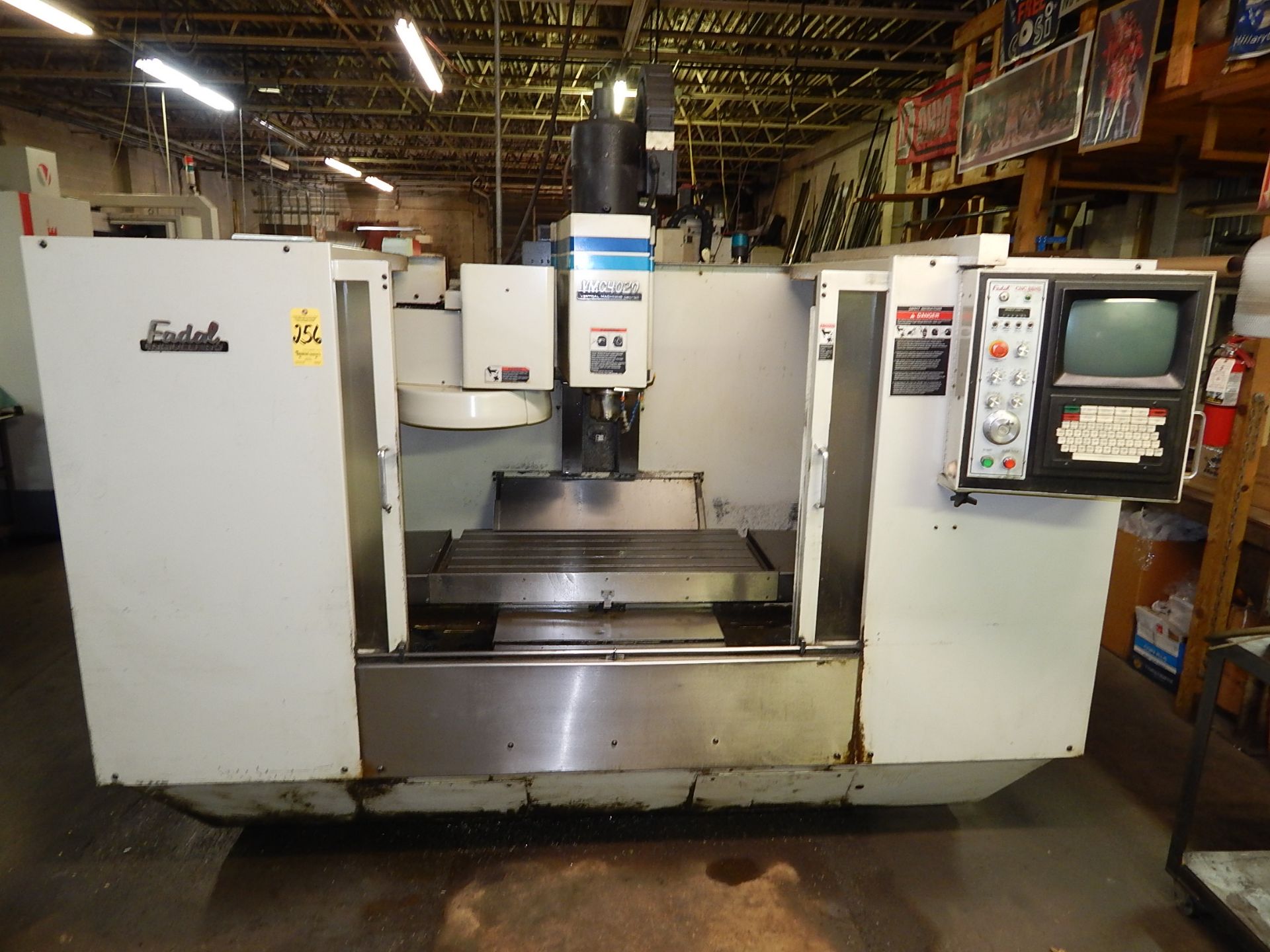 Fadal Model VMC-4020HT CNC Vertical Machining Center, s/n 9511258, New 1996, Fadal CNC 88HS CNC