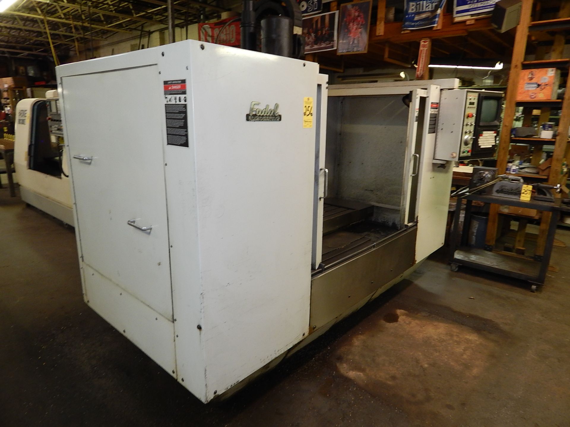 Fadal Model VMC-4020HT CNC Vertical Machining Center, s/n 9511258, New 1996, Fadal CNC 88HS CNC - Image 6 of 11